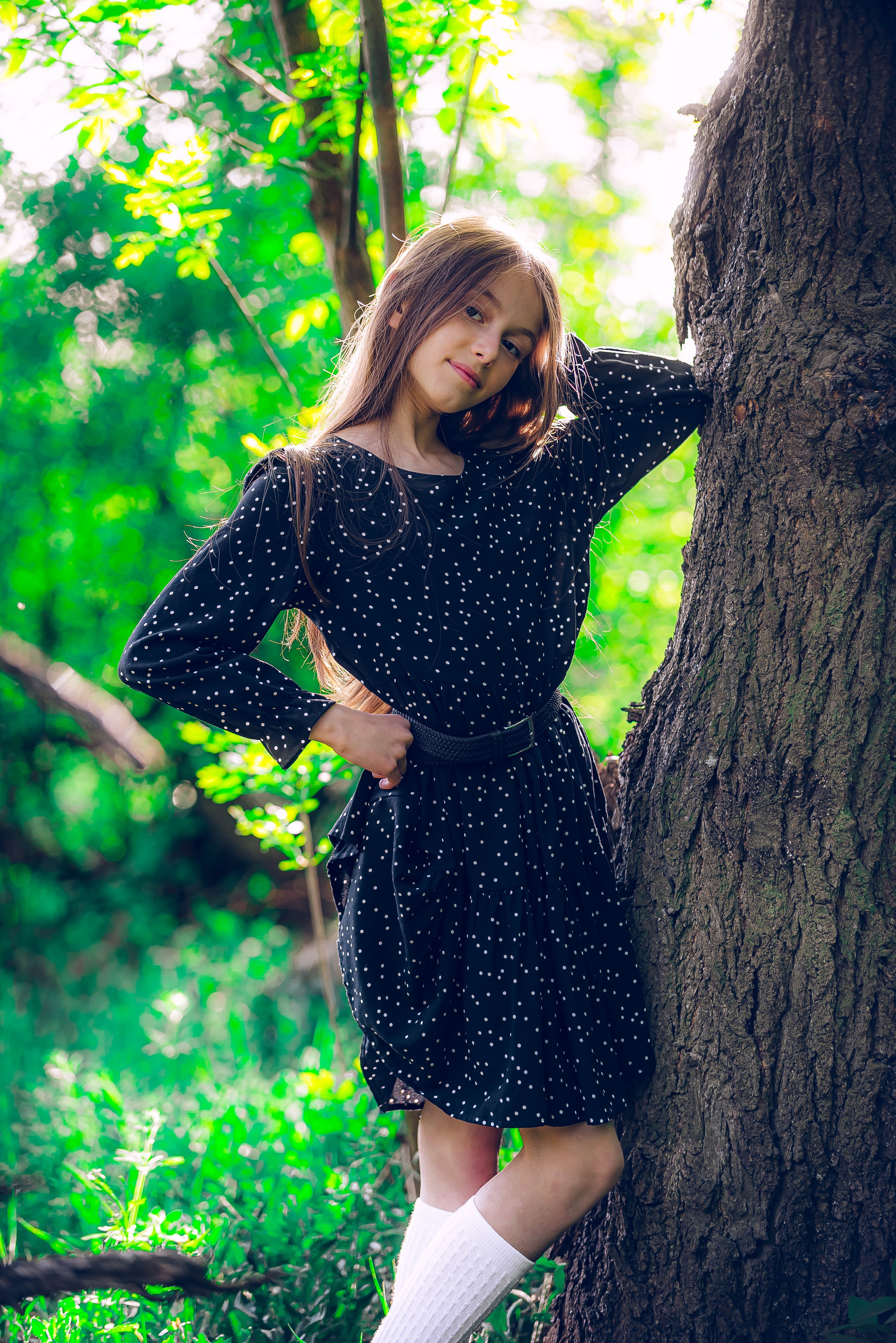 Анютка в сиреньке. Арт-фотограф Евгений Матвиенко