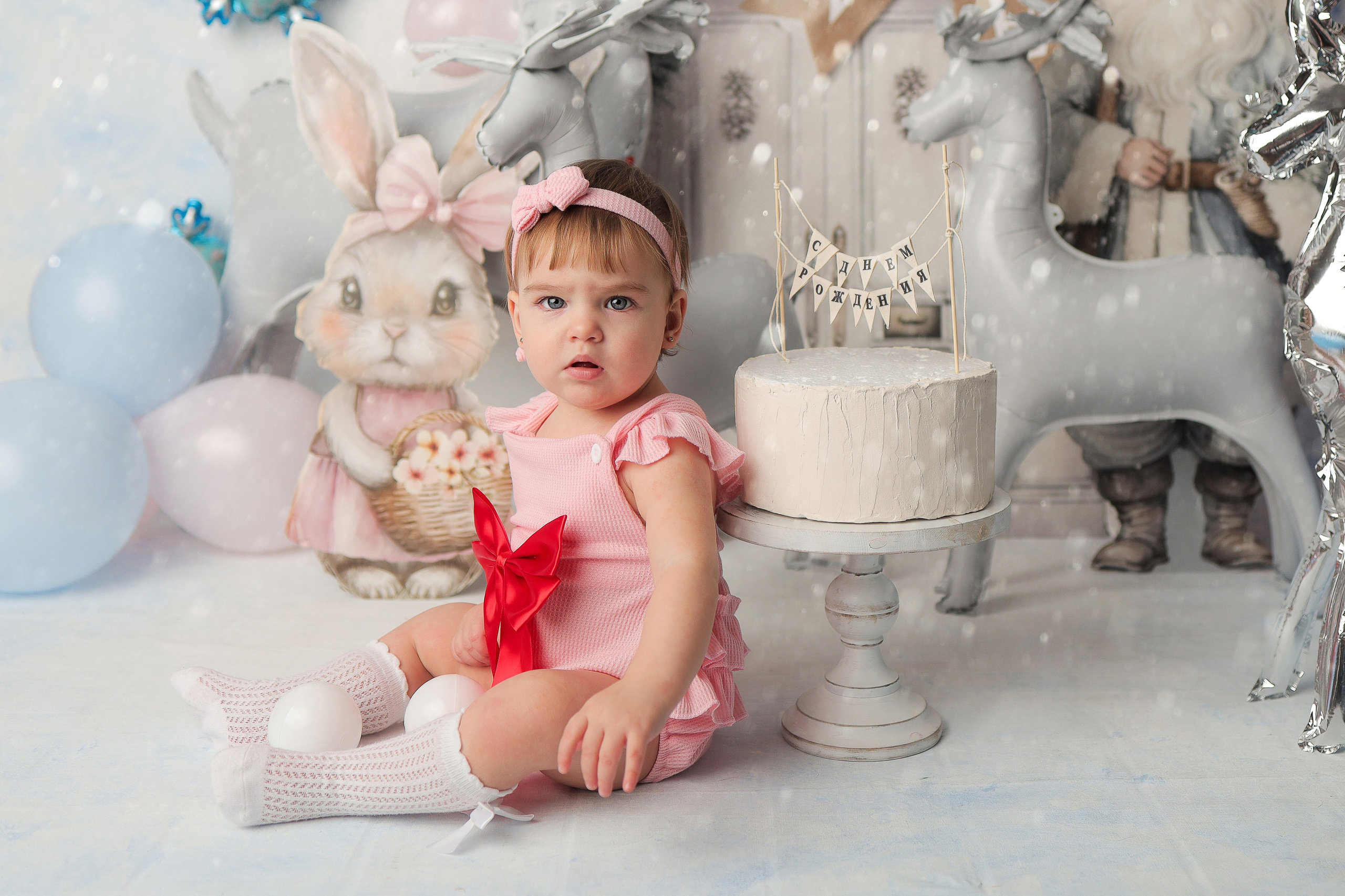Полиночка, 1 годик. Фотограф новорожденных в Новокузнецке Анна Горошникова