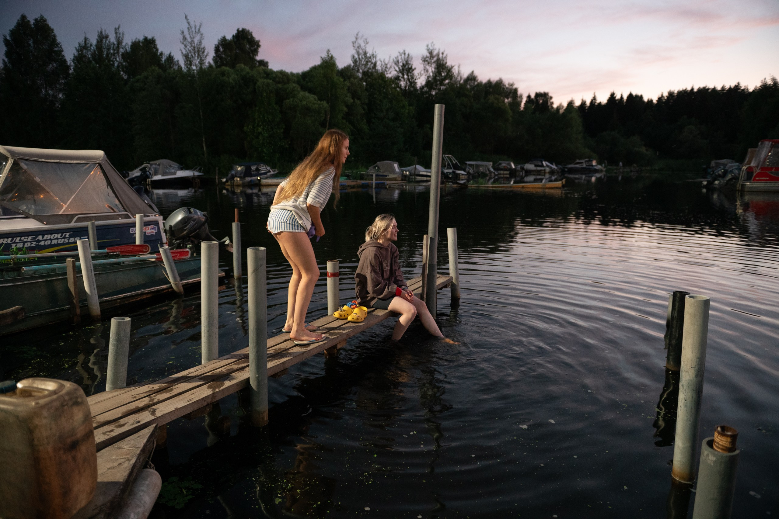 Лагерь пиратов для взрослых на острове на Волге. Фотограф Сергей Красильников