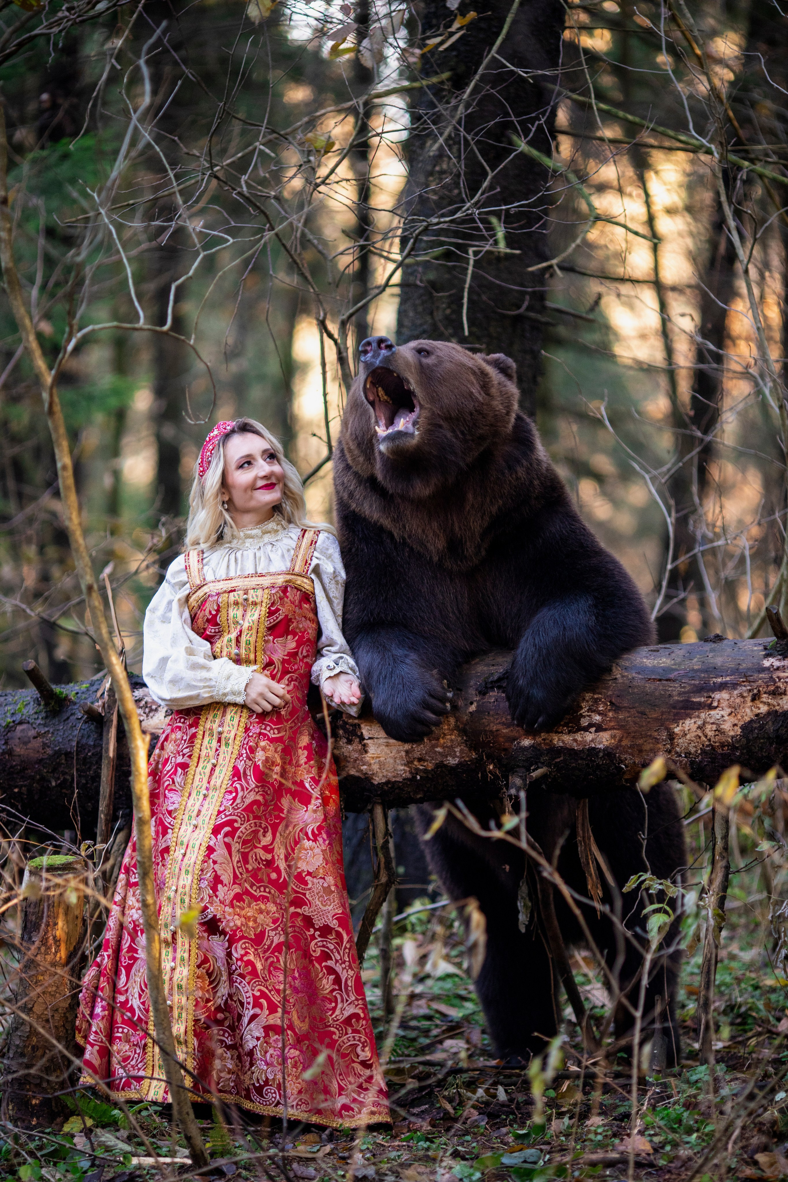 С медведем. Фотограф в Москве и в Московской области Сандра