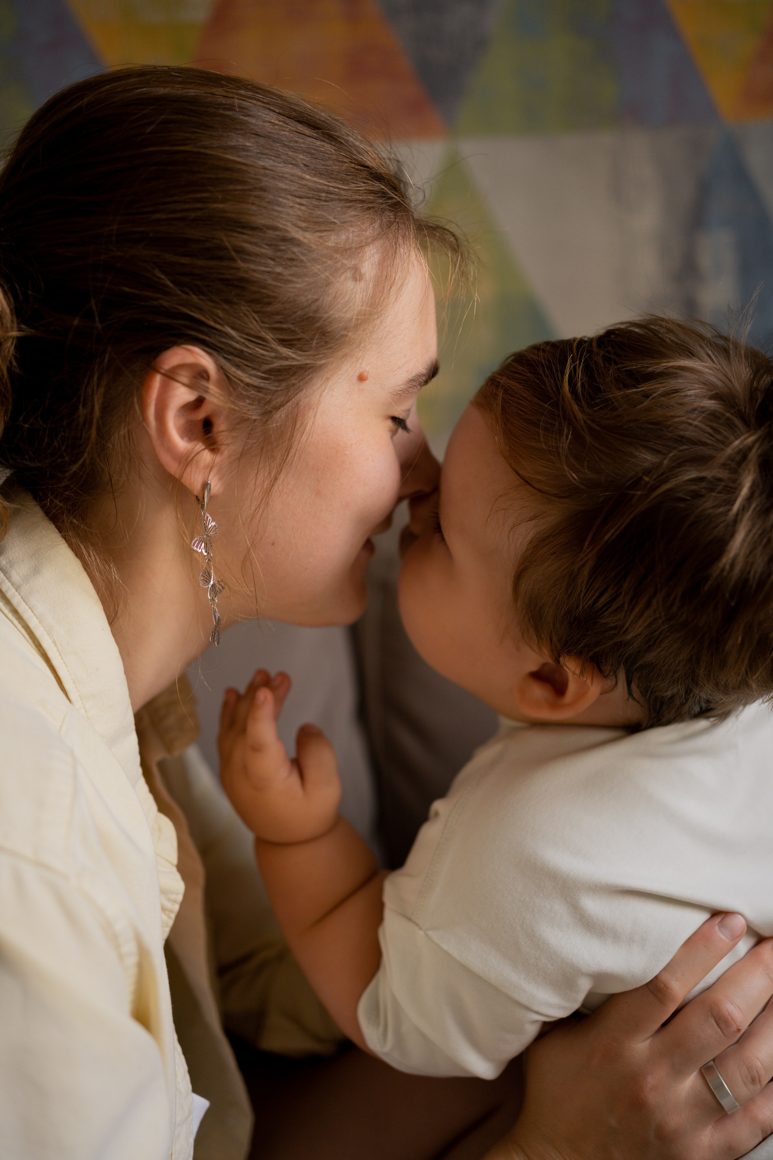 Алина и Дима. Фотограф грудного вскармливания в Москве Екатерина