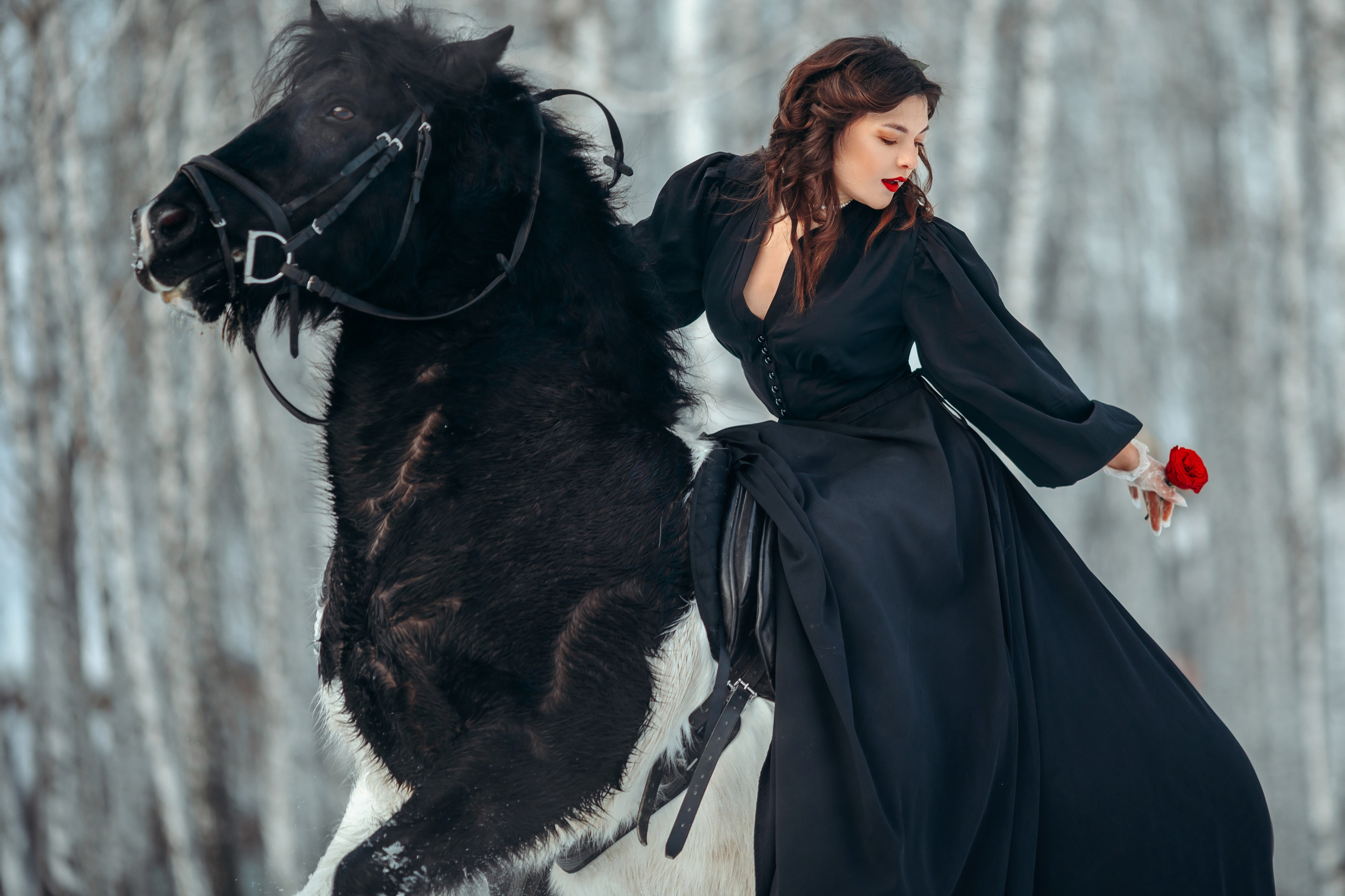 Катя и Шери. Анна Молчанова конный фотограф в Тюмени | фотосессии с лошадьми Тюмень