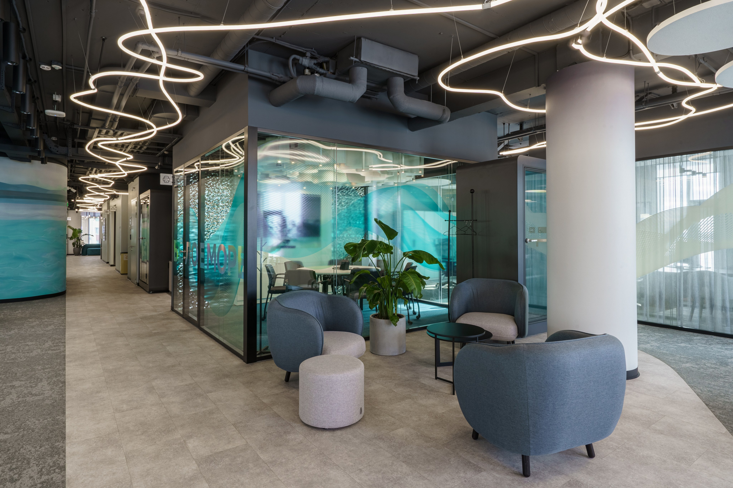 Интерьерная фотосъемка офиса Сбербанка, профессиональный фотограф в Архангельске