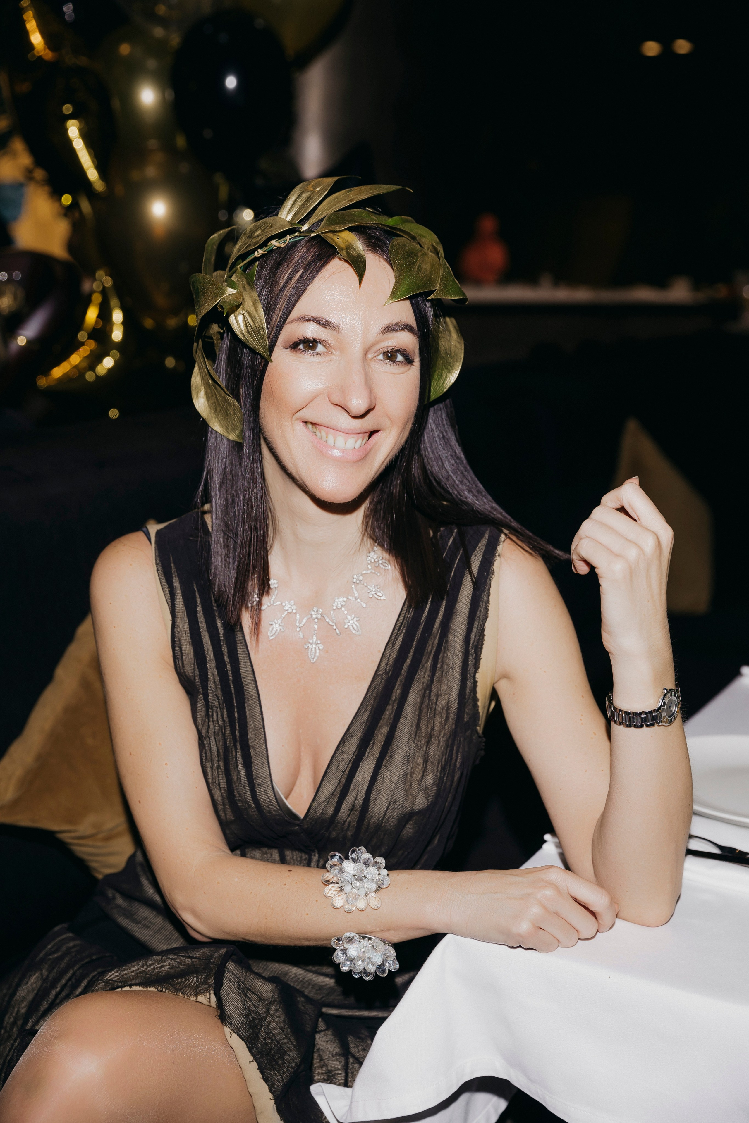 Мария Лобанова на дне рождения ресторана «Пифагор»