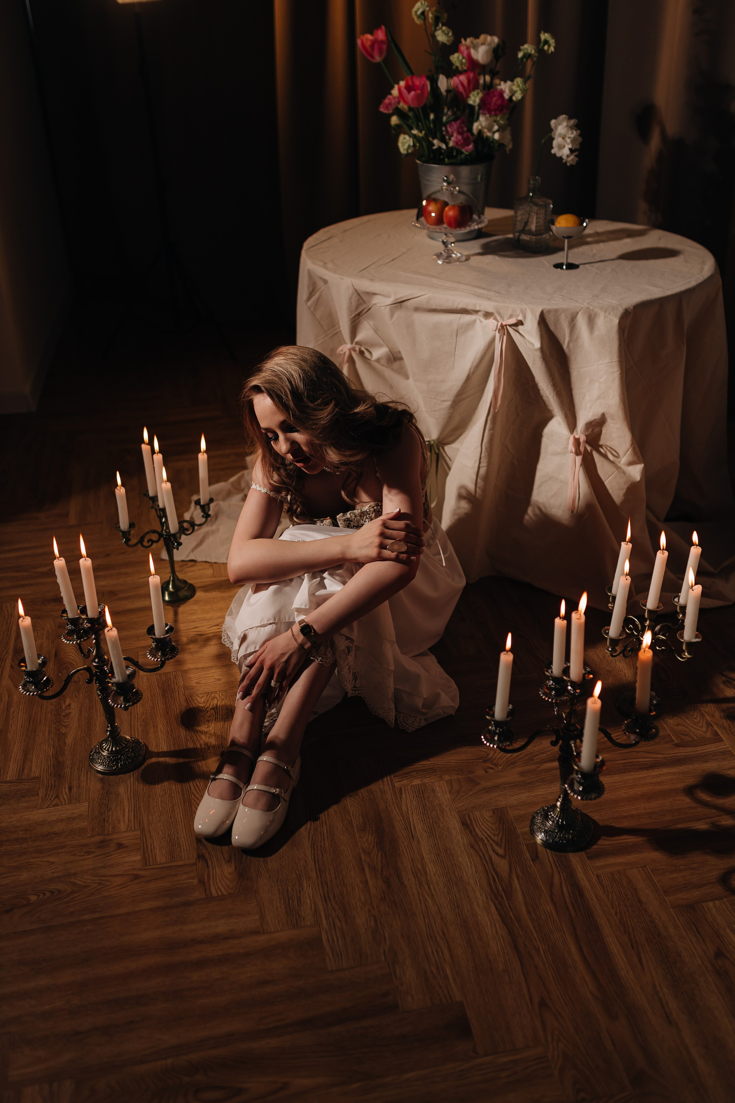 Семейная съёмка в студии. Фотограф Трифон Мира