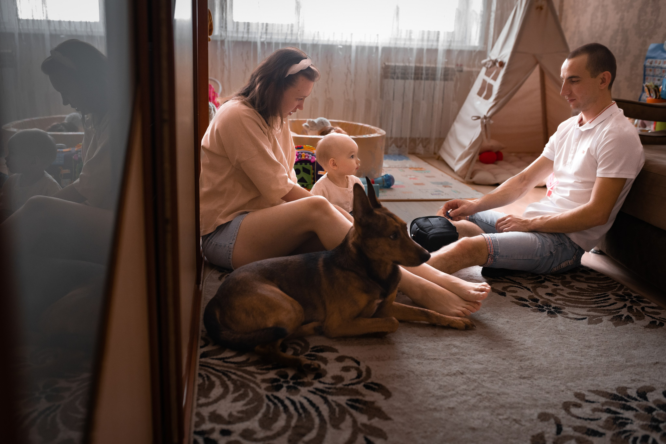 Алина, Юрий и Аврора. Фотограф г. Хабаровск