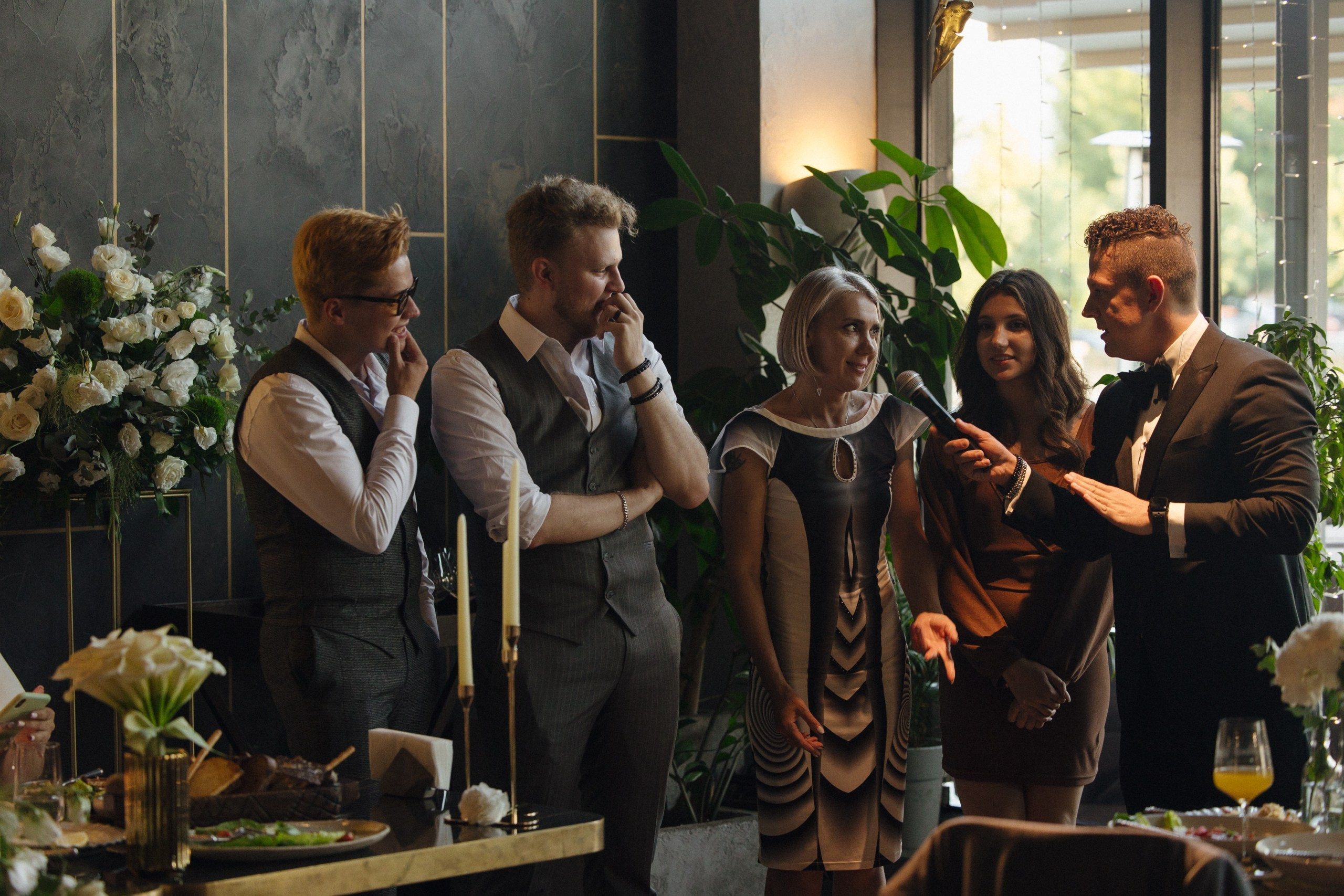 Роскошная свадьба в ресторане Тач в Москве. Праздничное агентство ПИОН