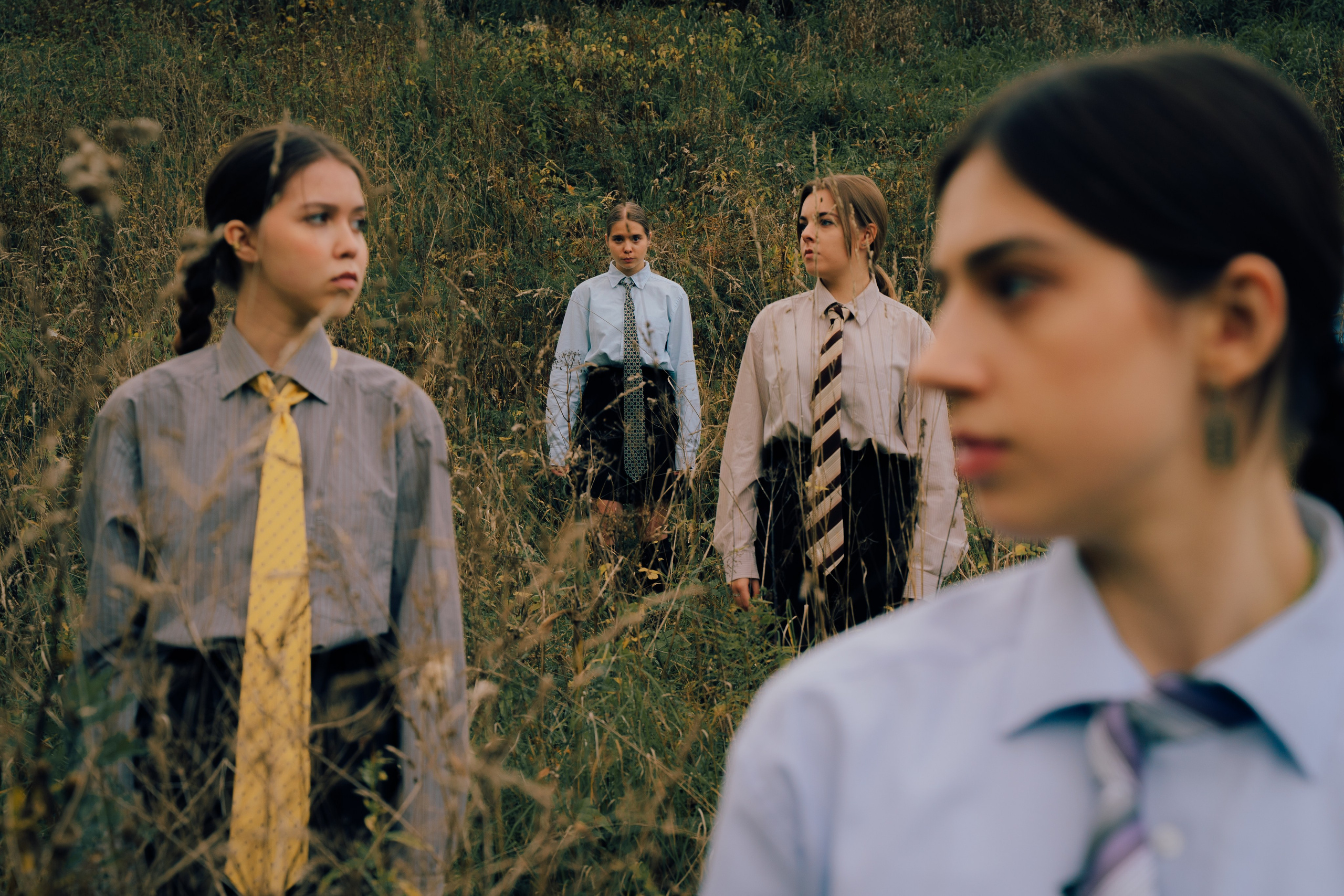 Концептуальная фотосъемка в Москве в поле