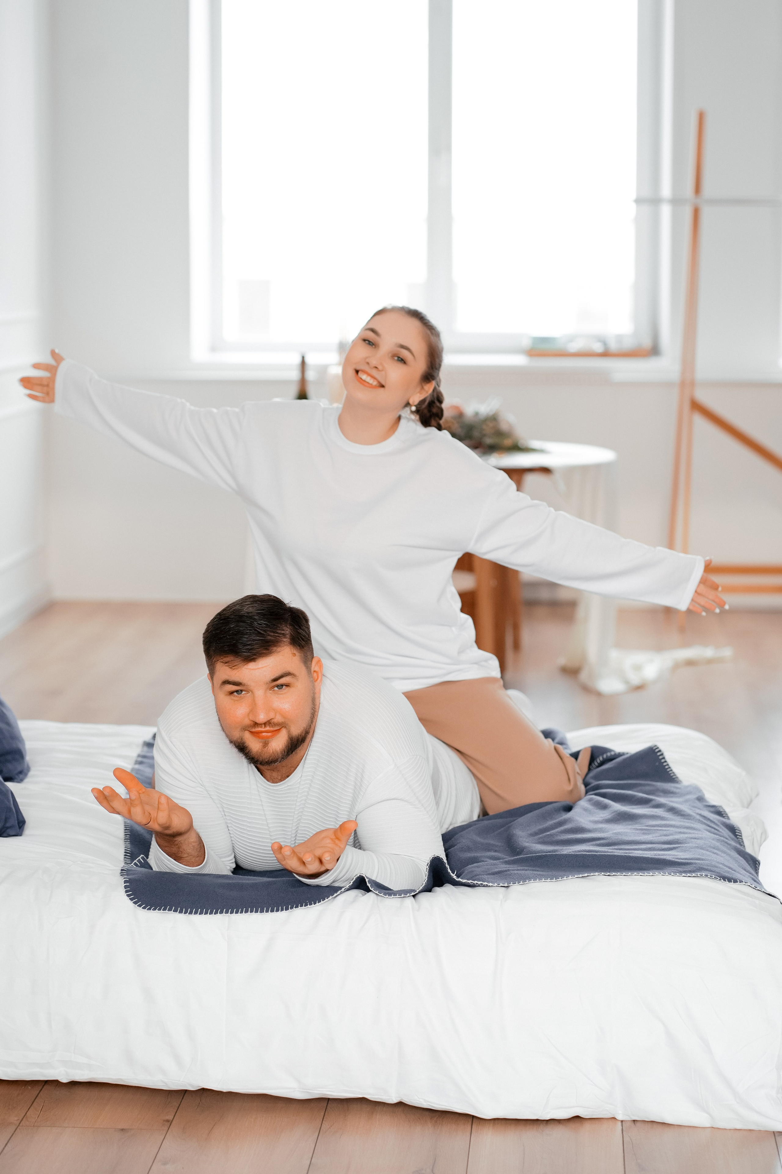 Семейная новогодняя фотосъемка в студии. Фотограф Ким Наталья в Красноярске