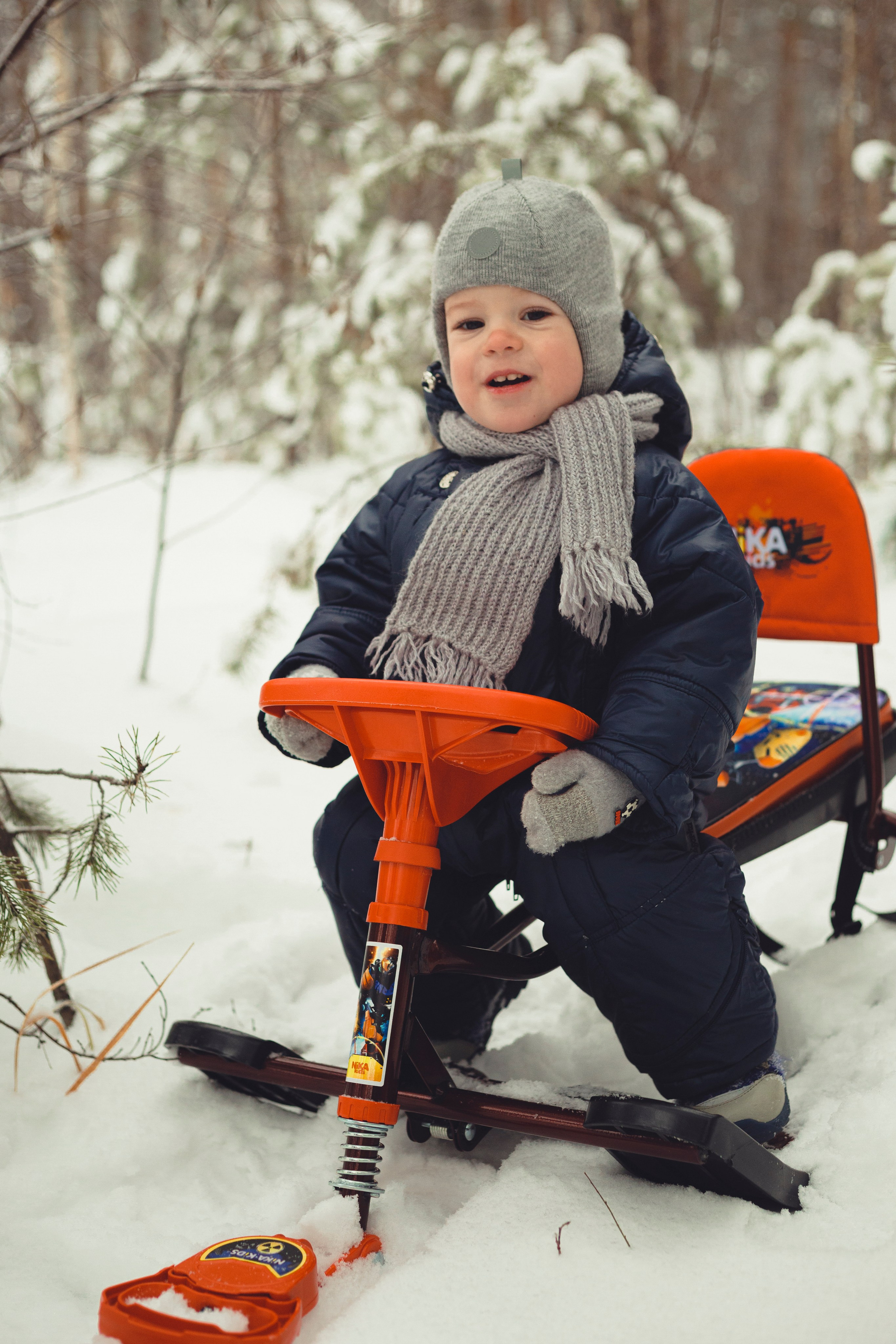 Семейная фотосессия в зимнем лесу. Марина Рерих — портретный фотограф в Екатеринбурге