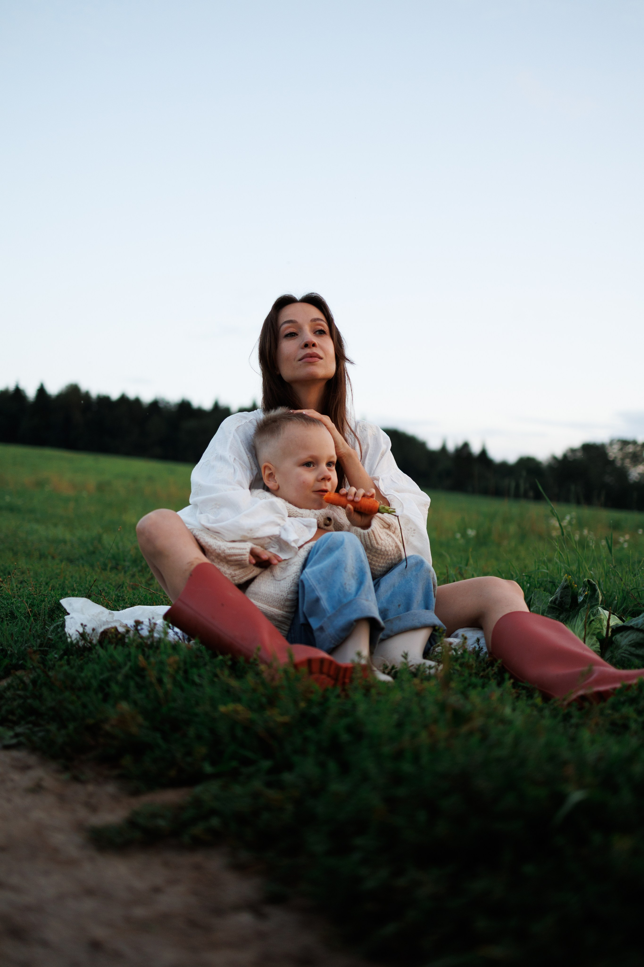 Мария Платон и  маленькая Мира. Семейный и детский фотограф в Королёве Шарутина Лидия
