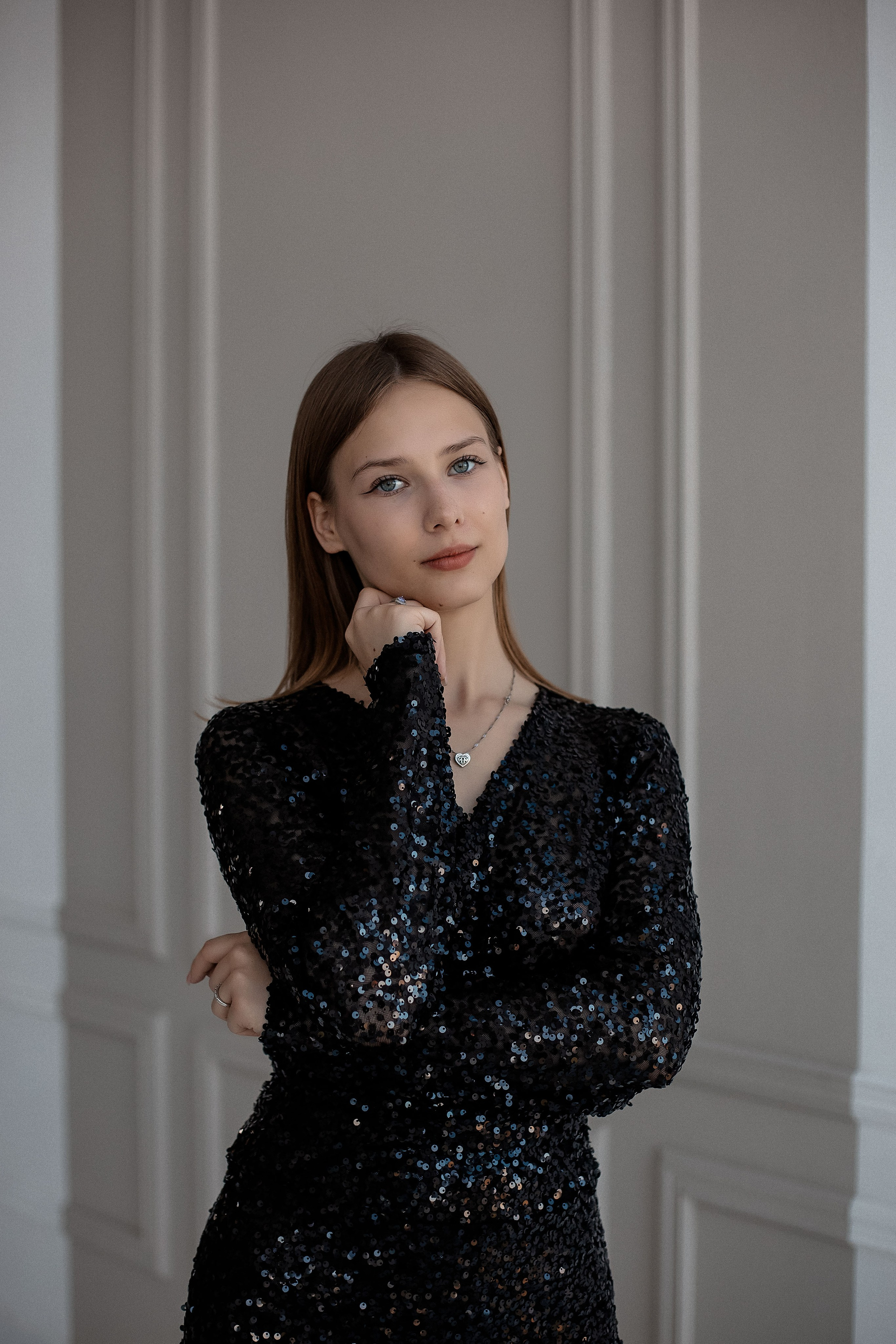 Вечернее платье в паетках. Https://malovafoto.ru