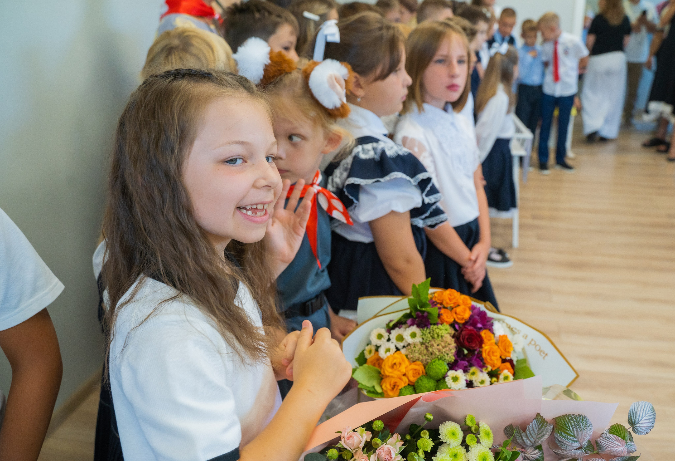 1 сентября в частной школе