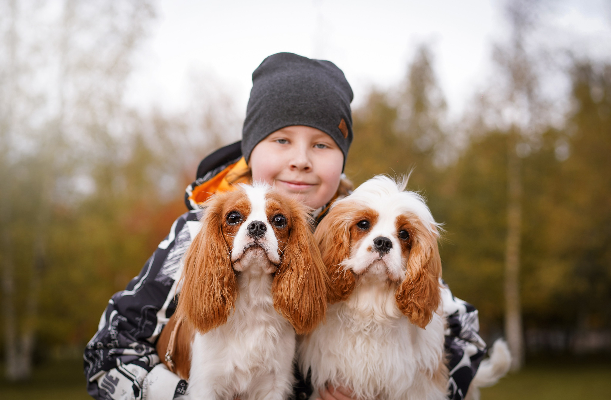 Катя Валера Саша и кавалерчики. Фотограф-анималист в Санкт-Петербурге Яна Мартынова