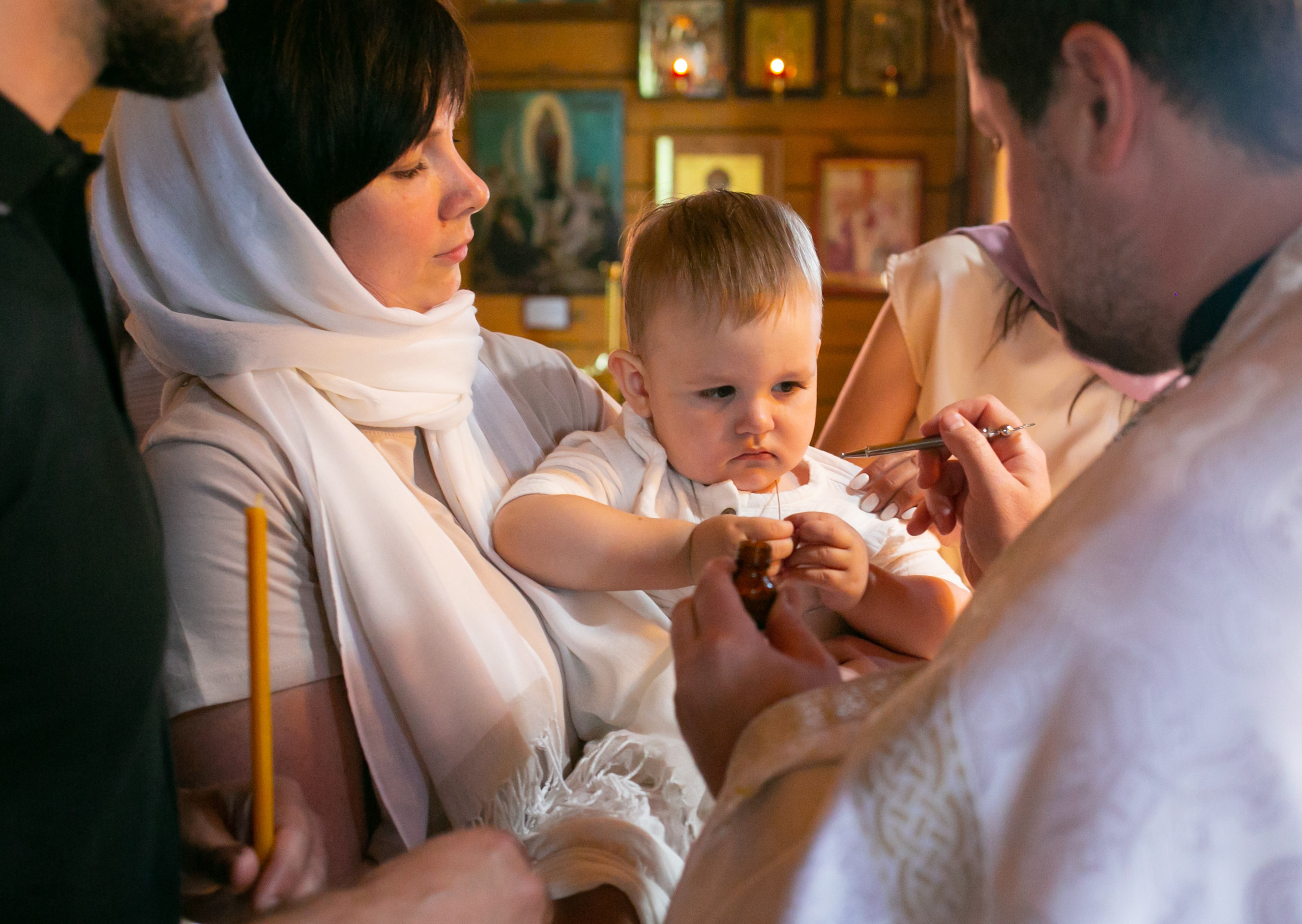Крещение. Фотограф новорожденных и семейный фотограф НСО г. Бердск Марина Львова