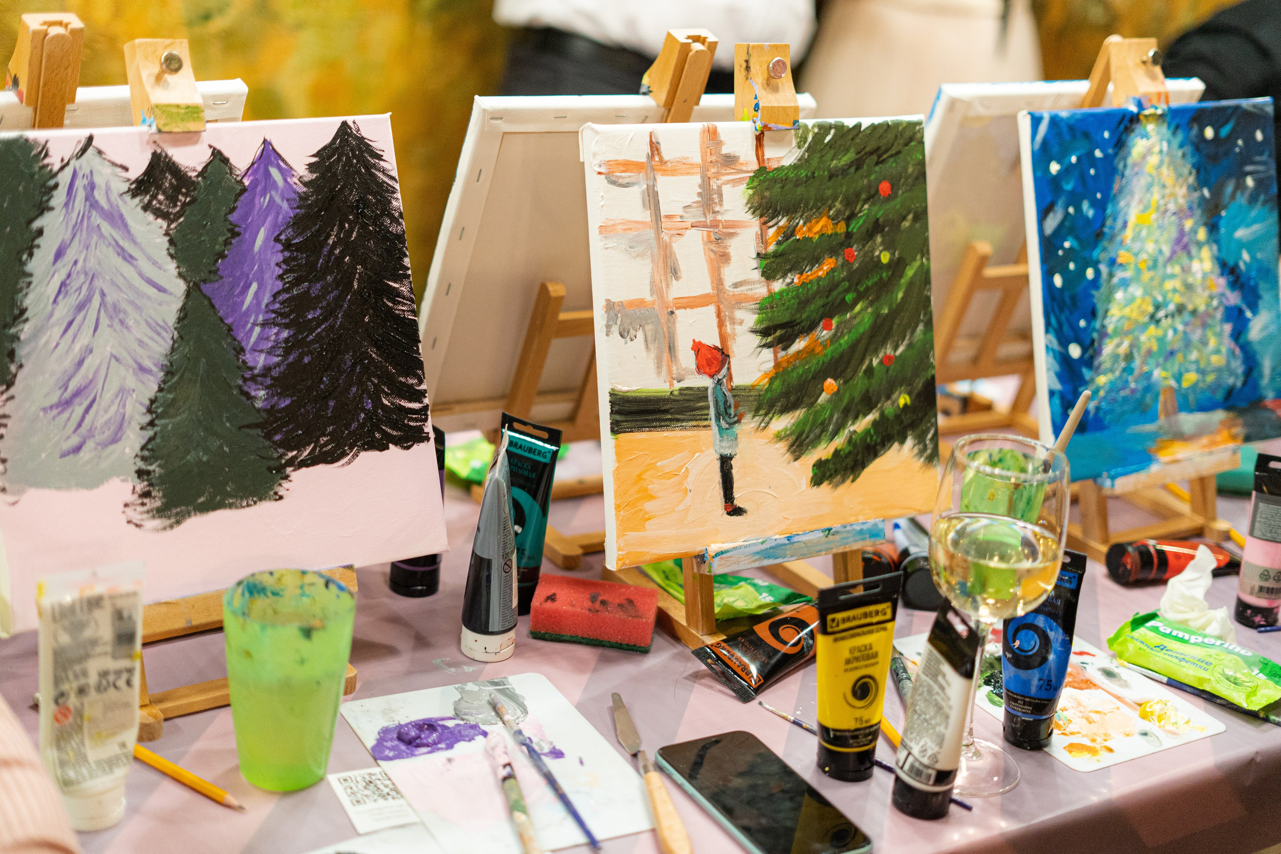 Корпоратив Teach Me Art 2. Портретный фотограф в Москве и Санкт-Петербурге Арина Чех