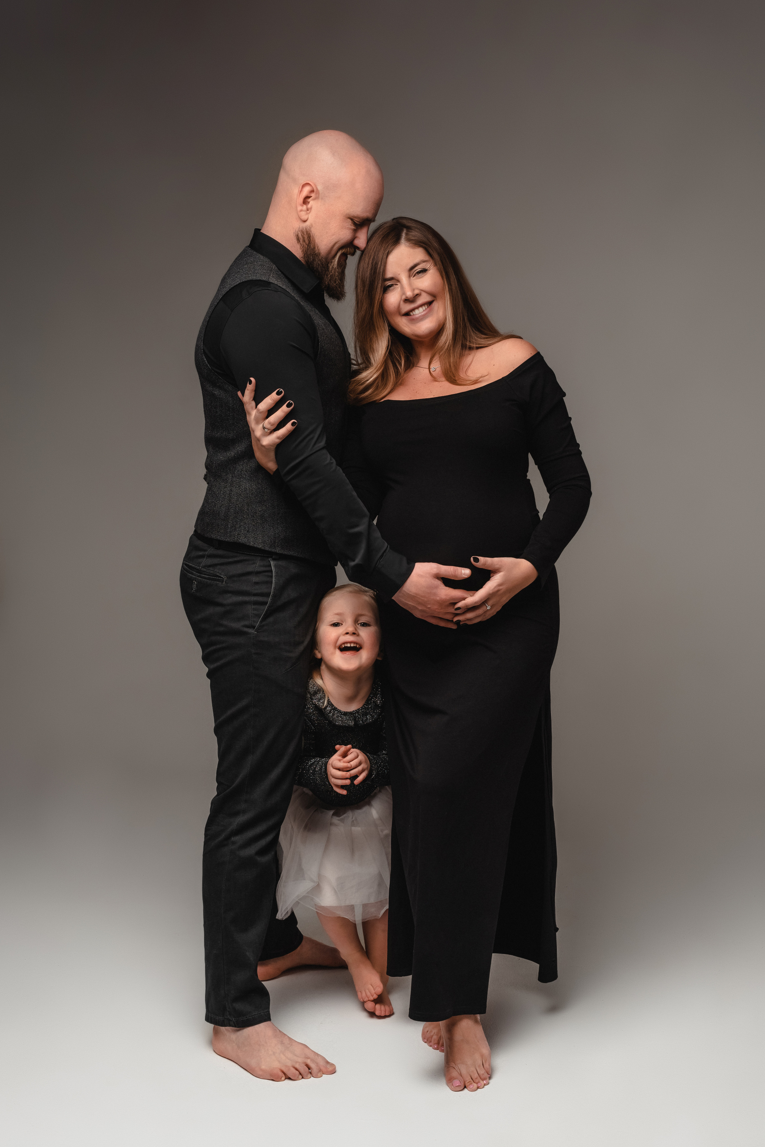 Семейная фотосессия в студии. Фотограф Юлия Кондратьева