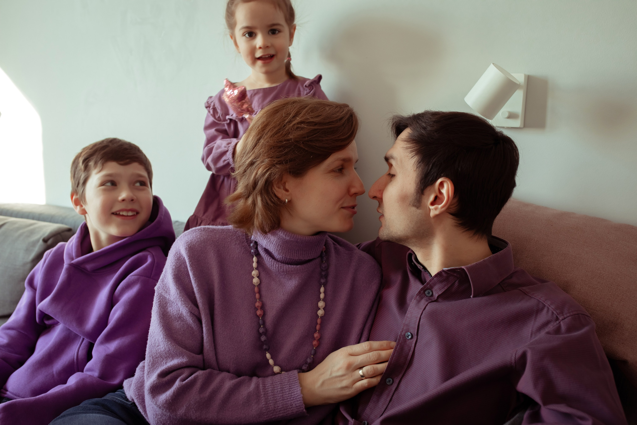 Александра, Максим, Евгений и Ксюша. Семейный и детский фотограф в Москве Дорогова Екатерина