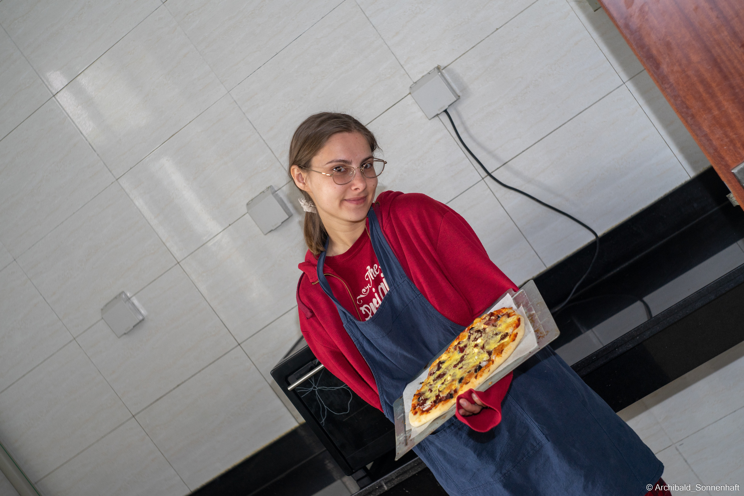 Yammy pizza!. Photographer in Guangzhou, China. Archibald Sonnenhaft