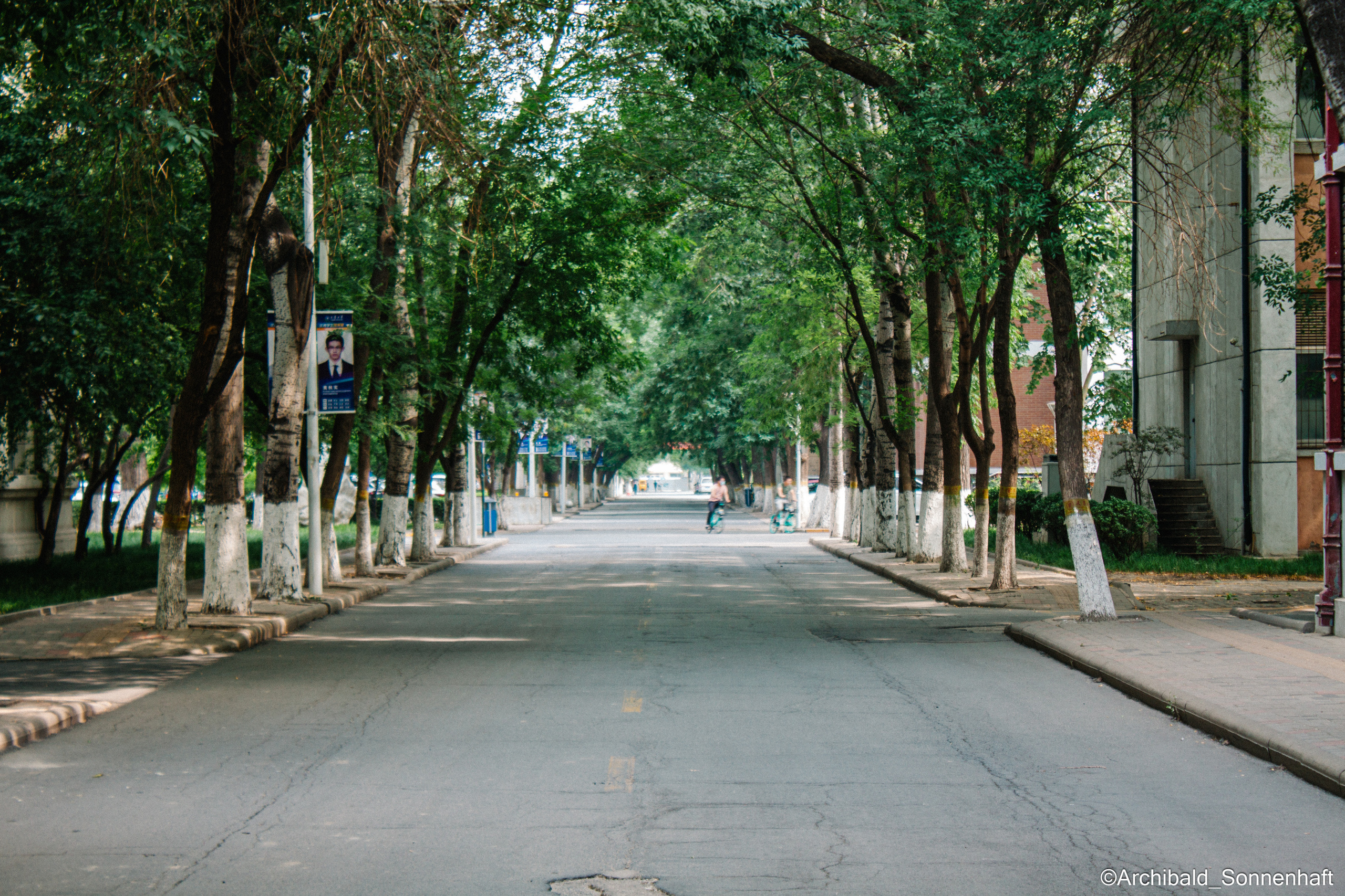 Tennis morning. Photographer in Guangzhou, China. Archibald Sonnenhaft