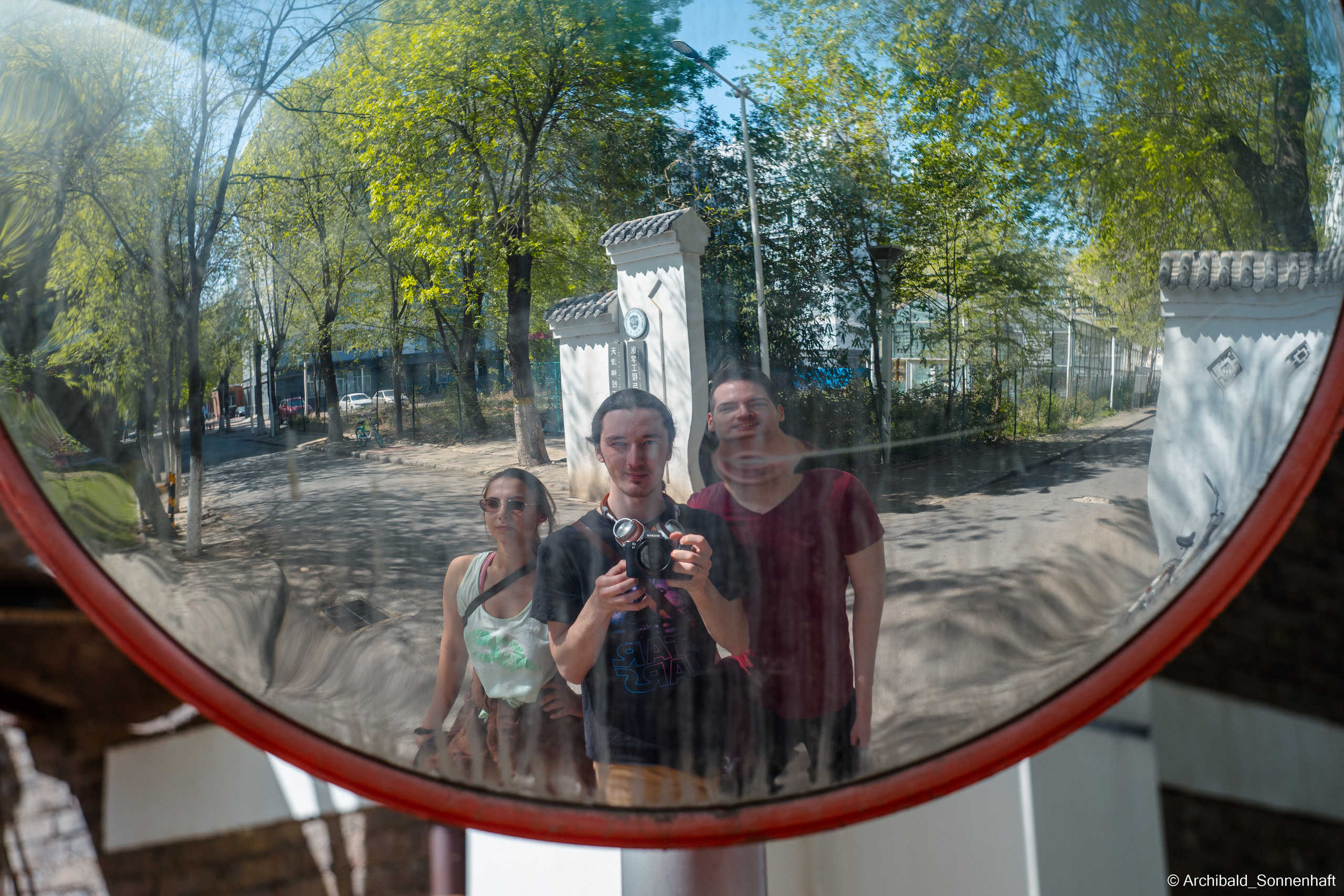 An unexpected walk around the university with my wife and argentine st. Photographer in Guangzhou, China. Archibald Sonnenhaft