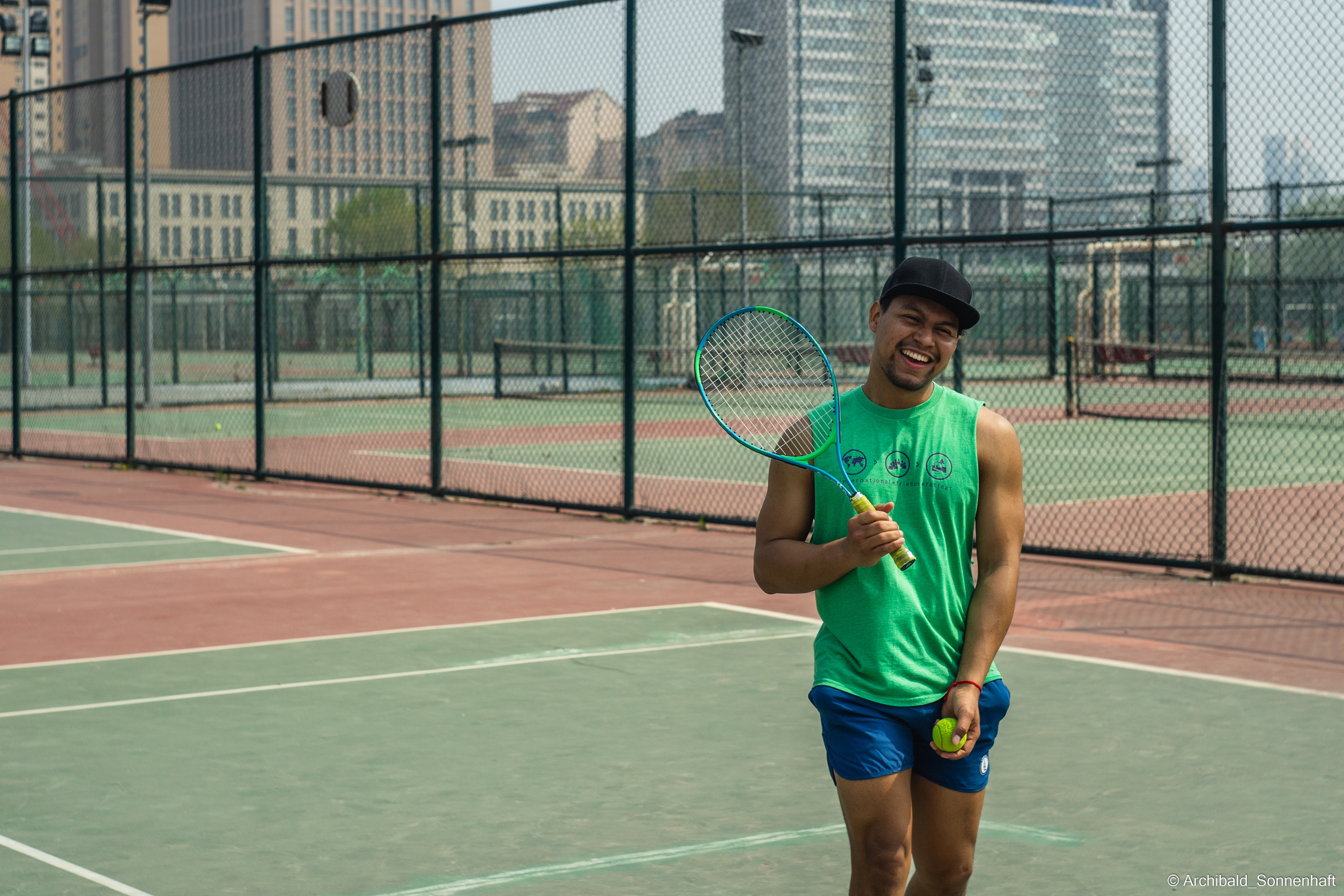 Tennis!. Photographer in Guangzhou, China. Archibald Sonnenhaft