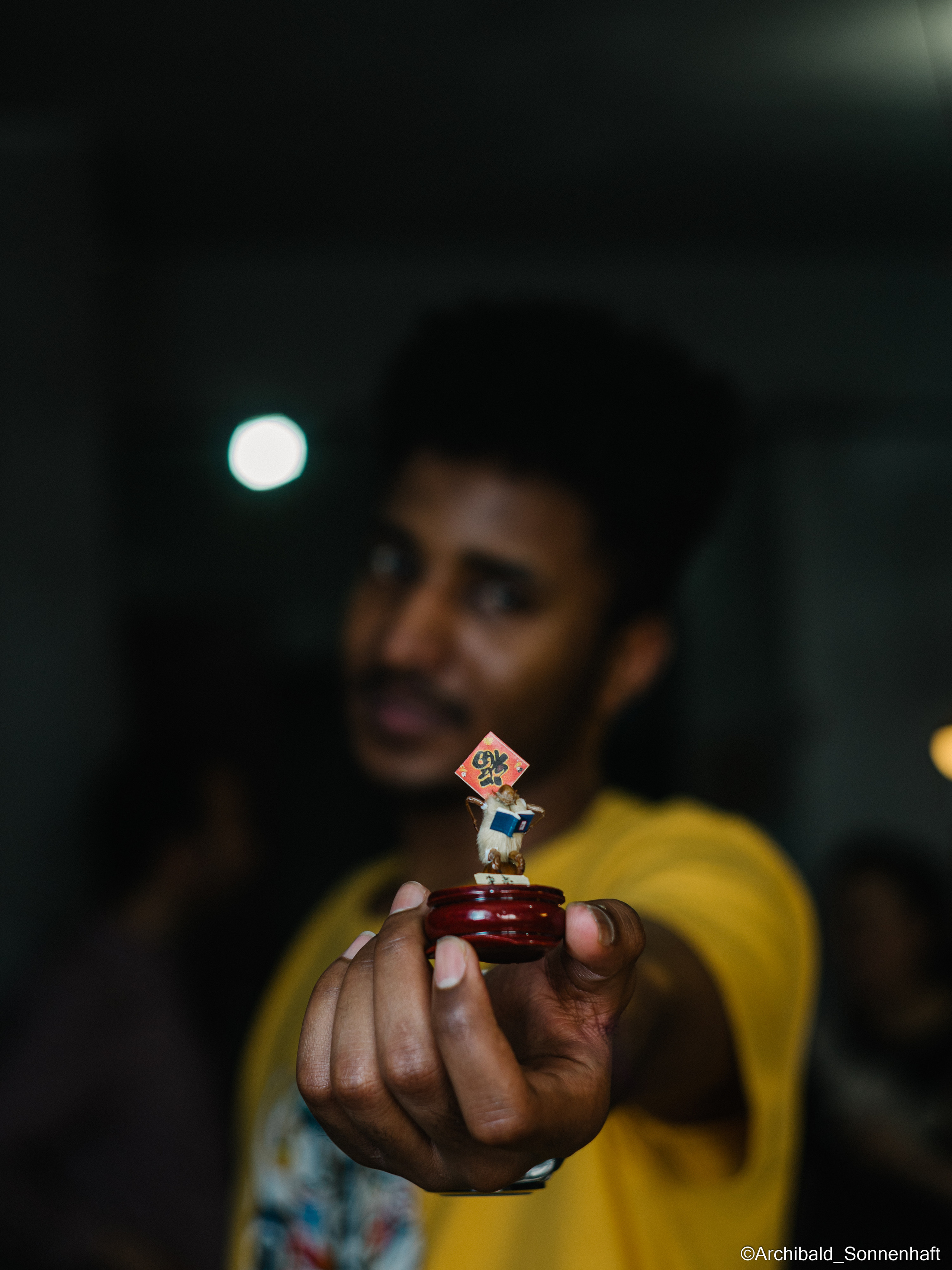 Tianjin specialty “hairy monkey”. Photographer in Guangzhou, China. Archibald Sonnenhaft