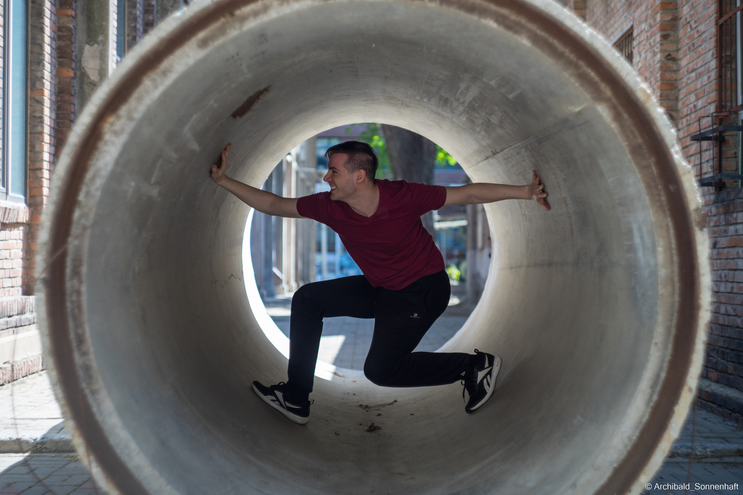 An unexpected walk around the university with my wife and argentine st. Photographer in Guangzhou, China. Archibald Sonnenhaft