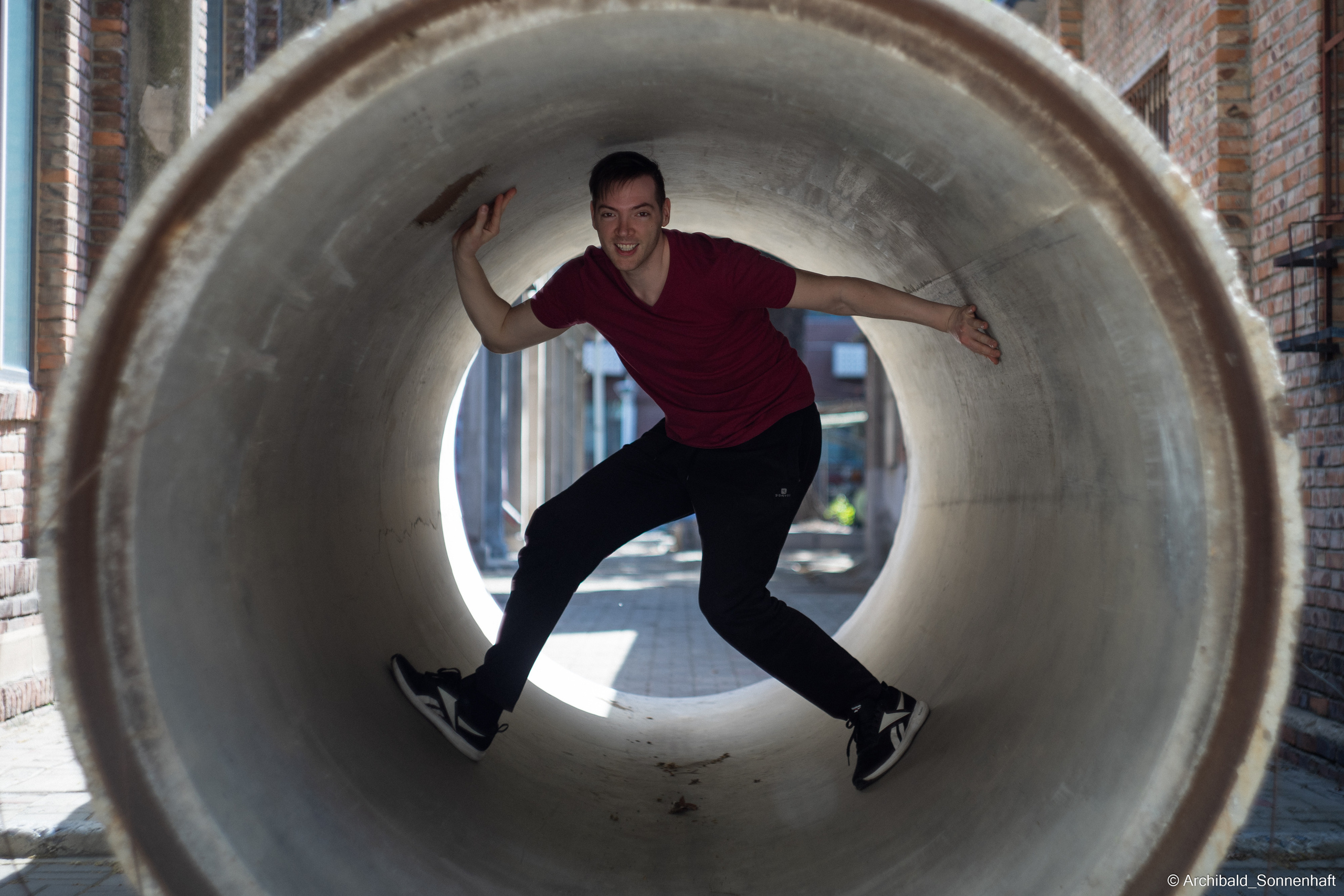 An unexpected walk around the university with my wife and argentine st. Photographer in Guangzhou, China. Archibald Sonnenhaft