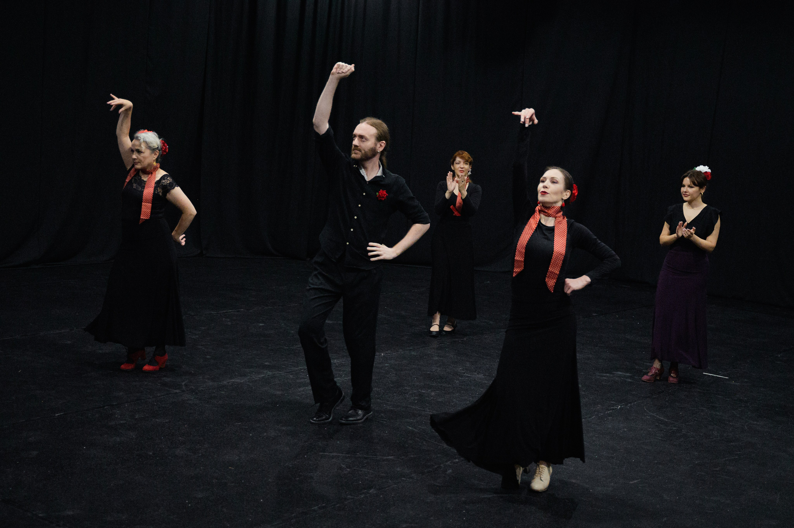 Концерт школы фламенко Los Tacones. Елена Чеснокова спортивный фотограф во Владимире и Белграде