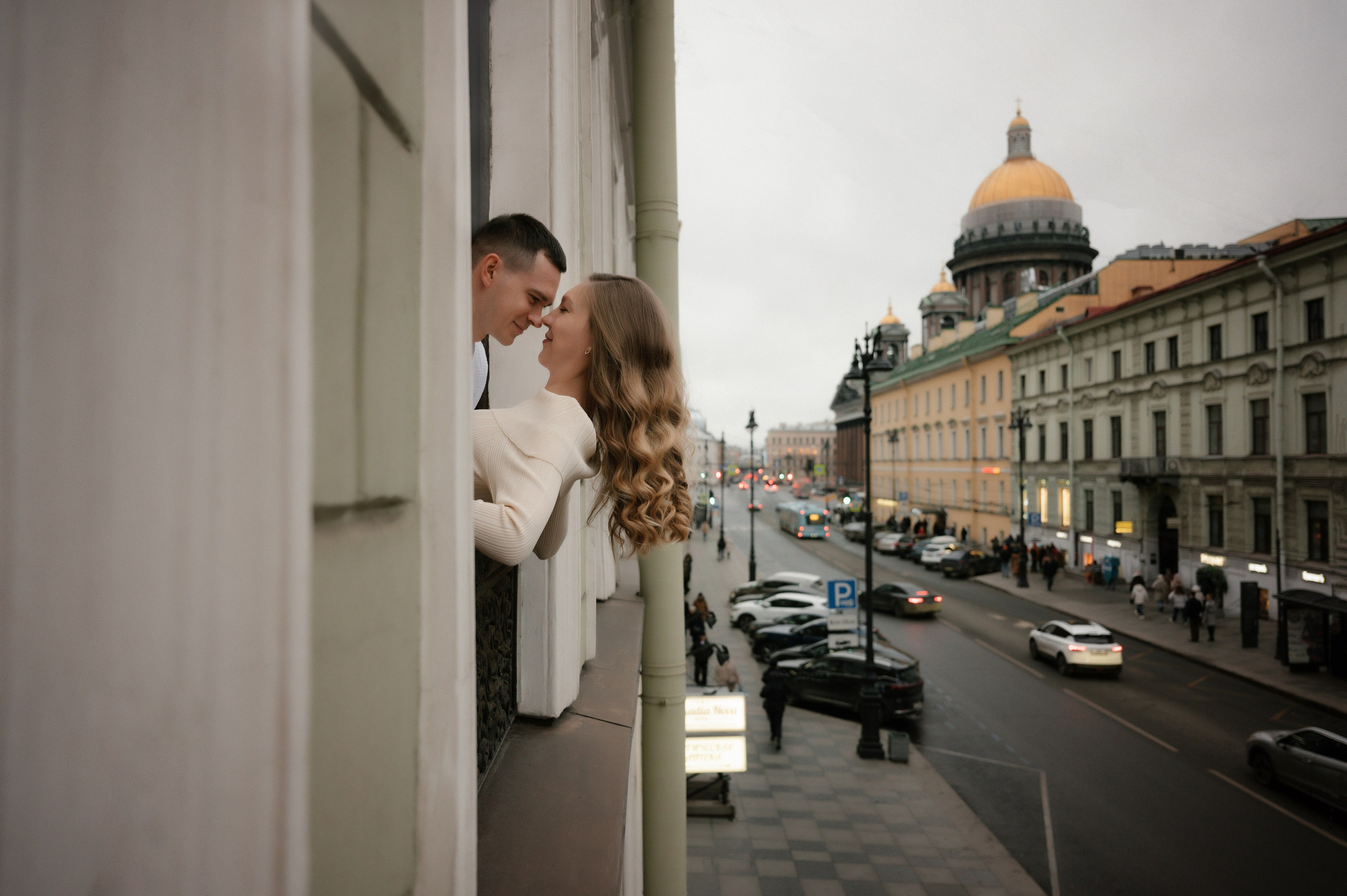 Ожидание чуда Юля Влад Новый год. Фотограф Алёна Мил