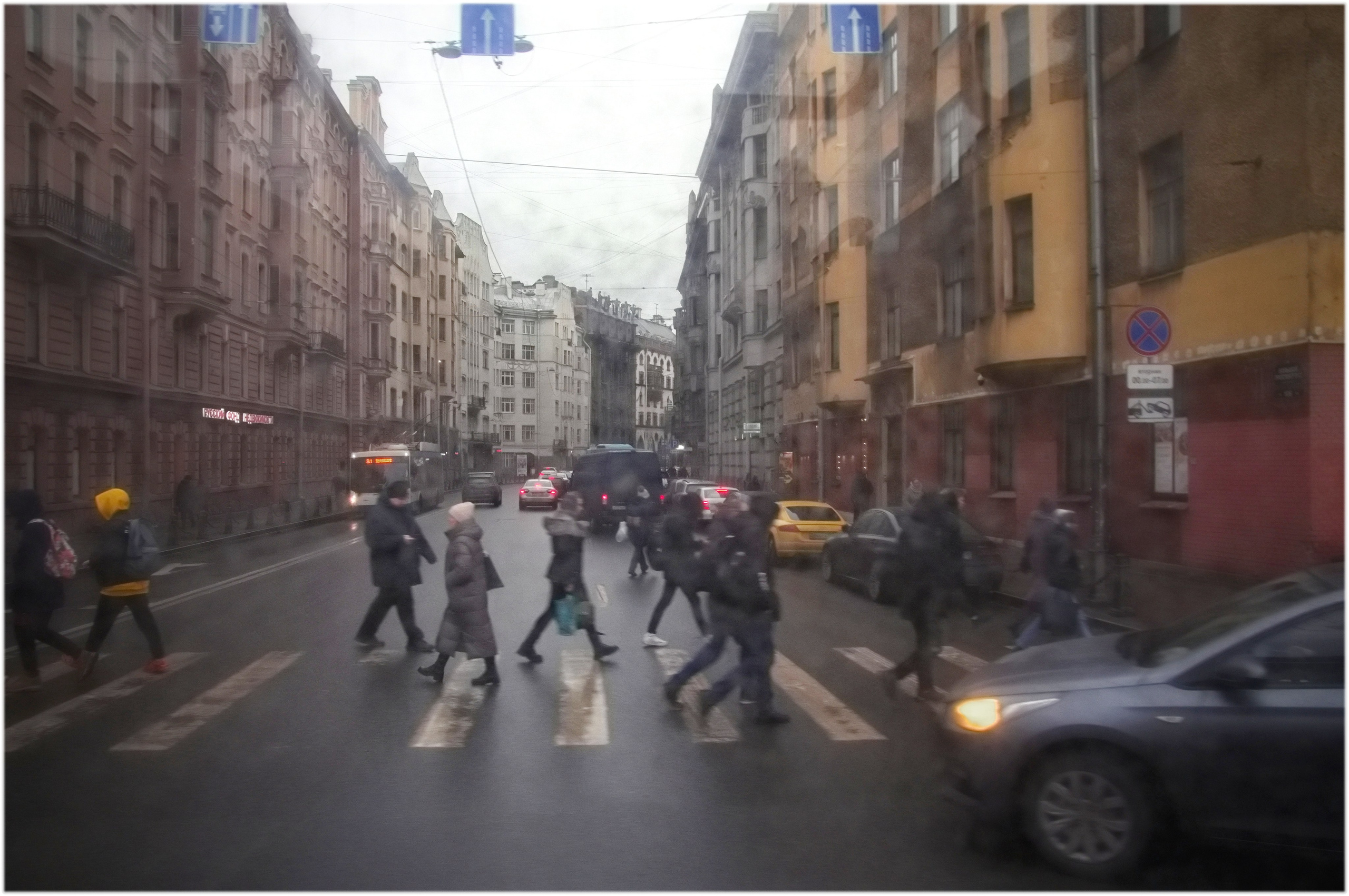 Санкт-Петербург из окна трамвая. Вадим Шейдин