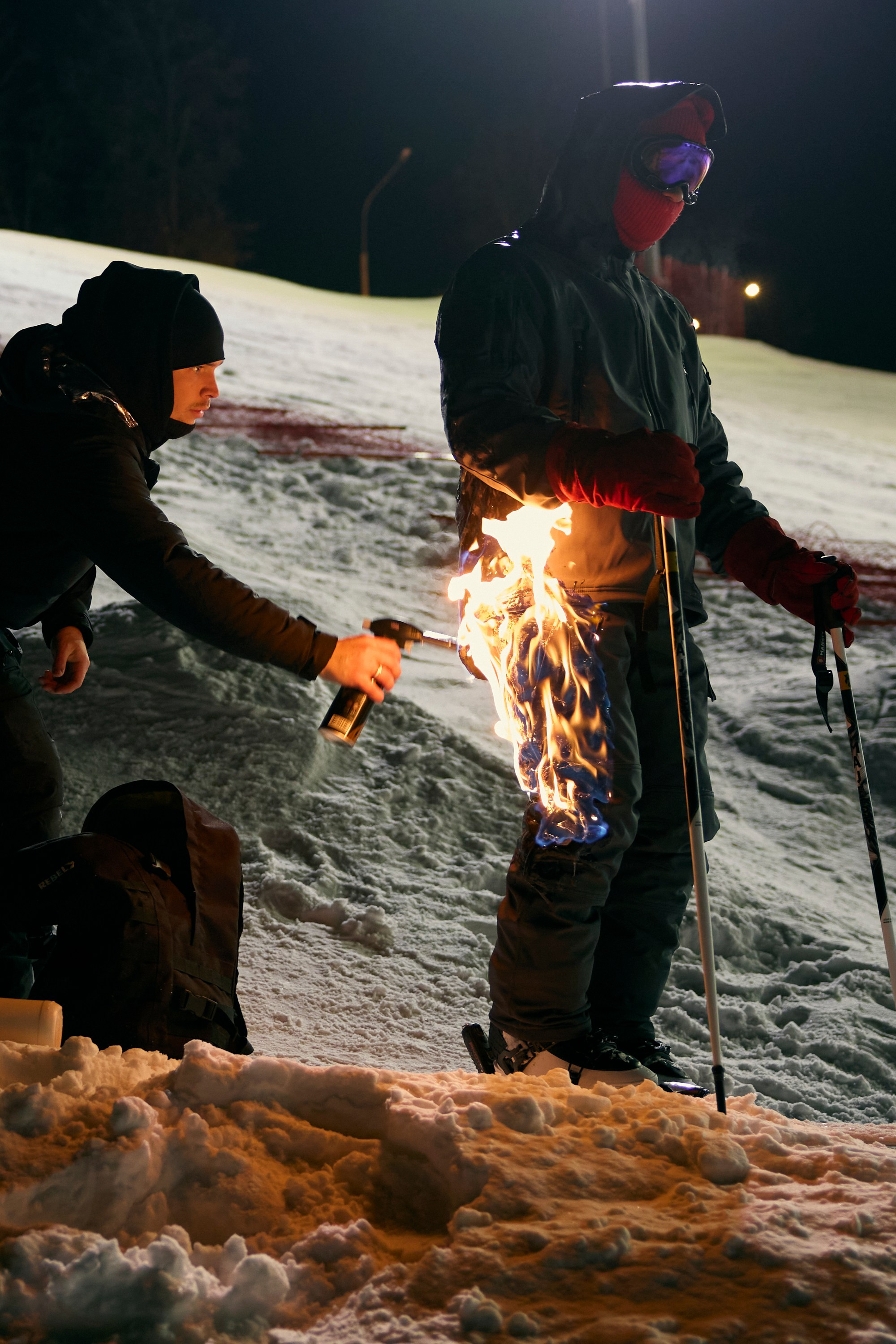 Burning Mogul. Creative photographer Denis Klero