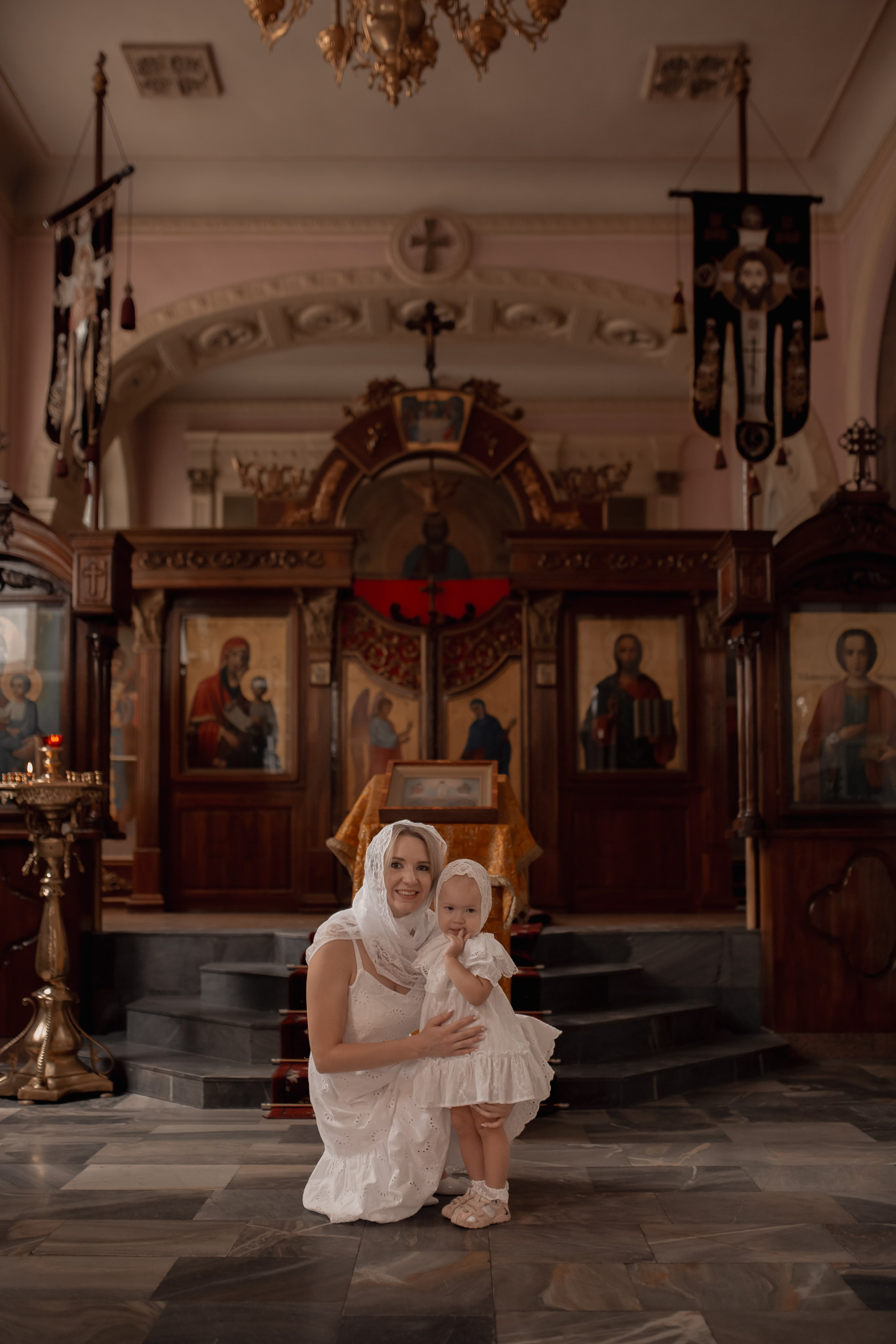 Крещение Алисы и Ксении. Фотограф на Крещение и Венчание в Ташкенте