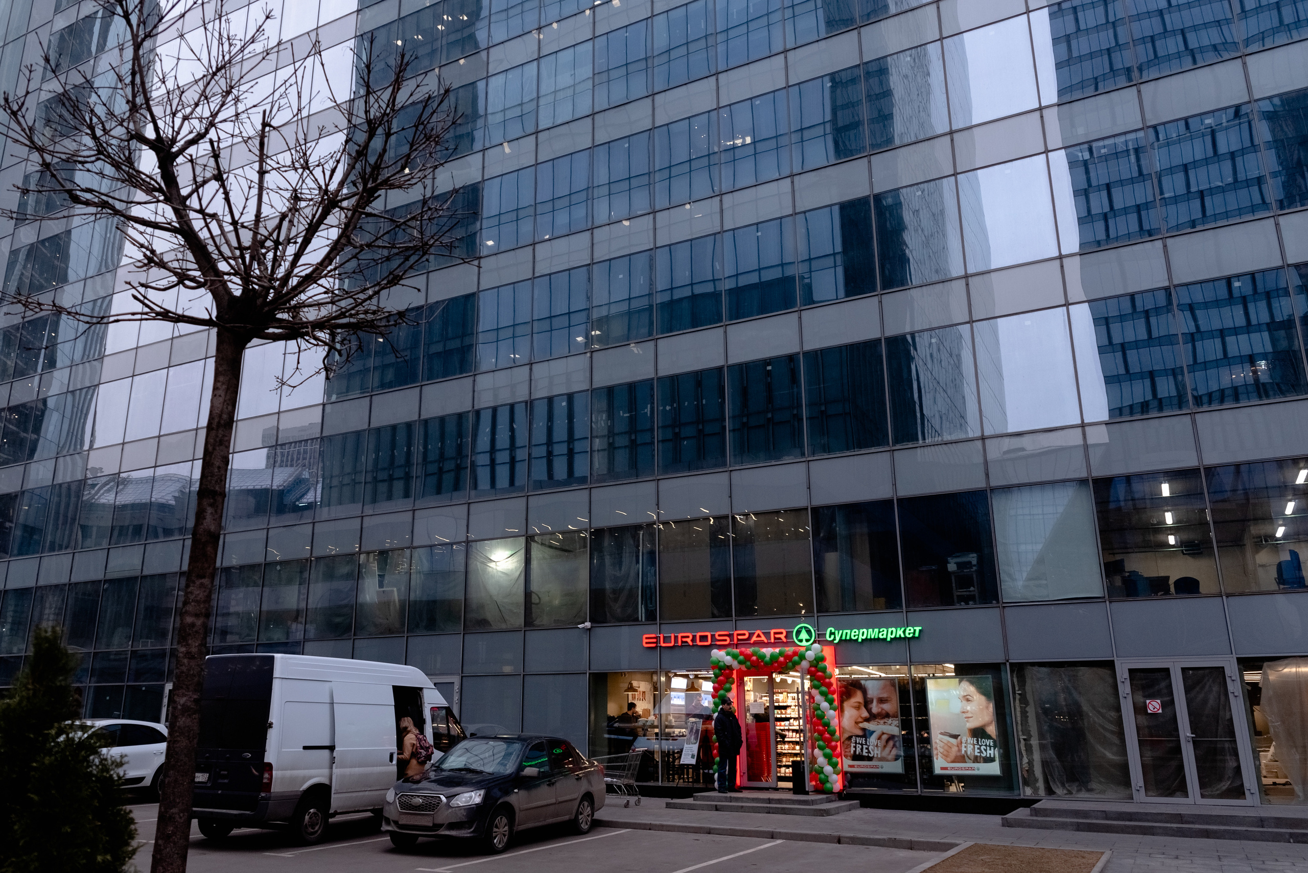 SPAR. Открытие магазина. Москва-Сити