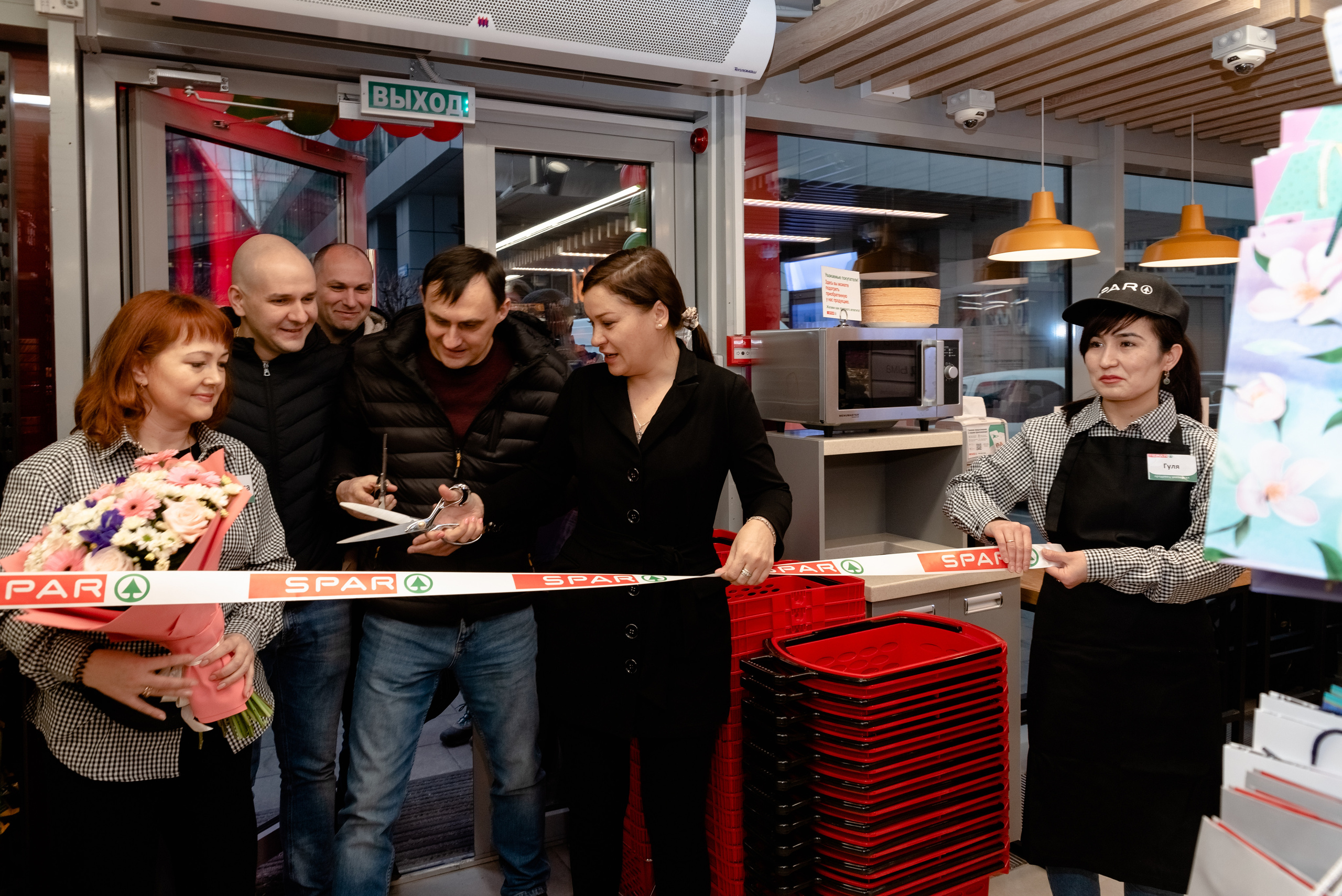 SPAR. Открытие магазина. Москва-Сити