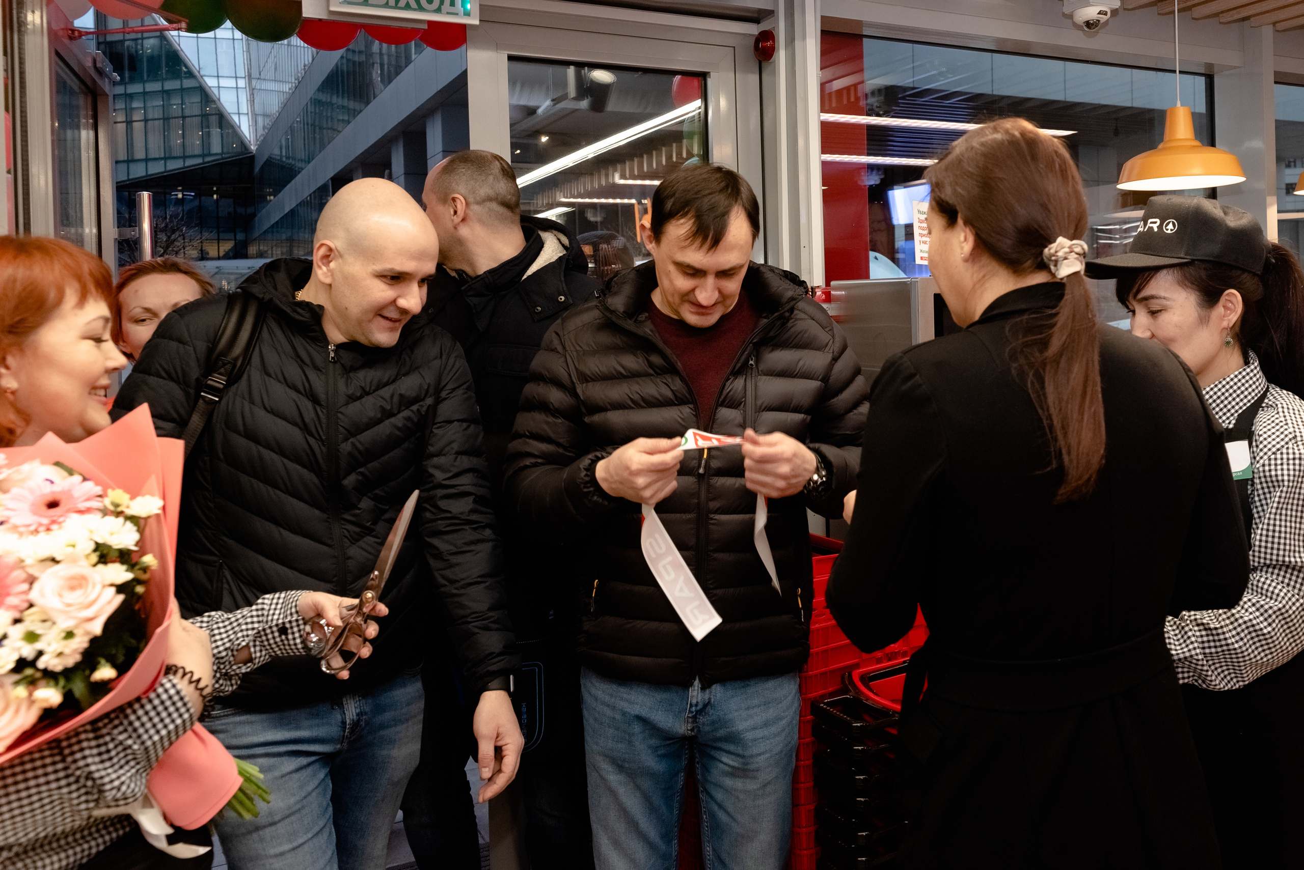 SPAR. Открытие магазина. Москва-Сити