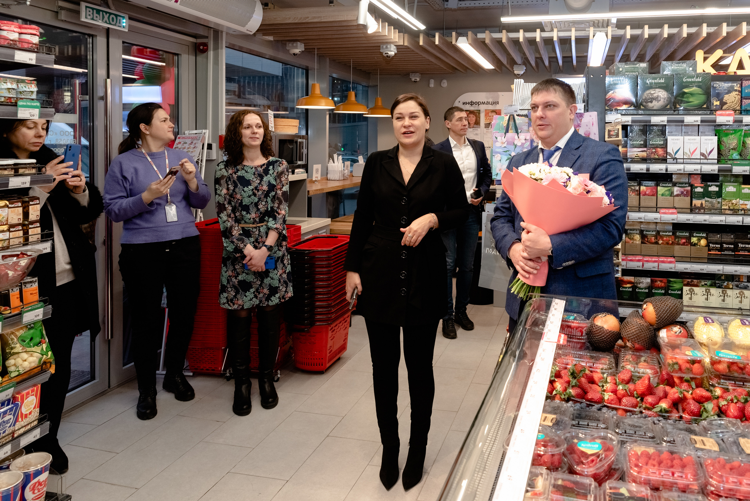 SPAR. Открытие магазина. Москва-Сити