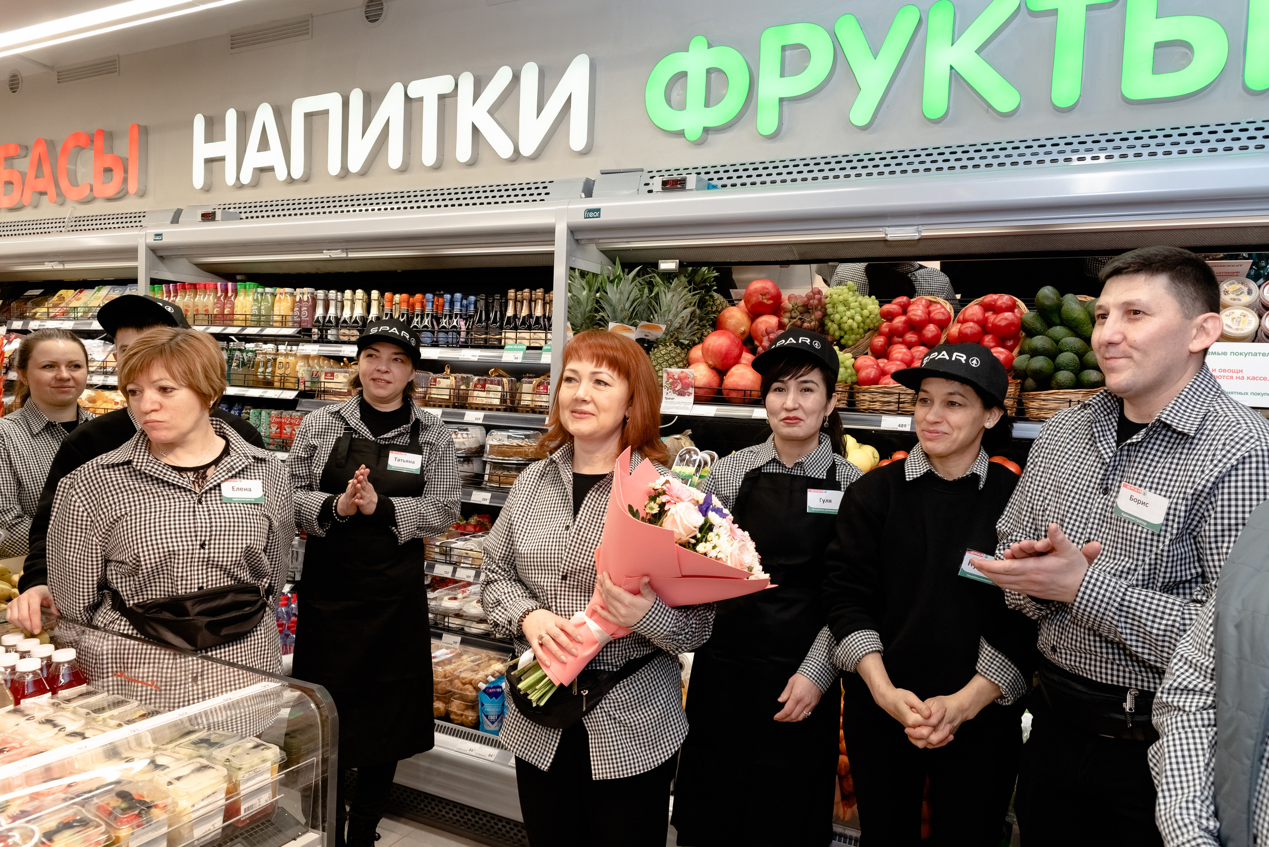 SPAR. Открытие магазина. Москва-Сити