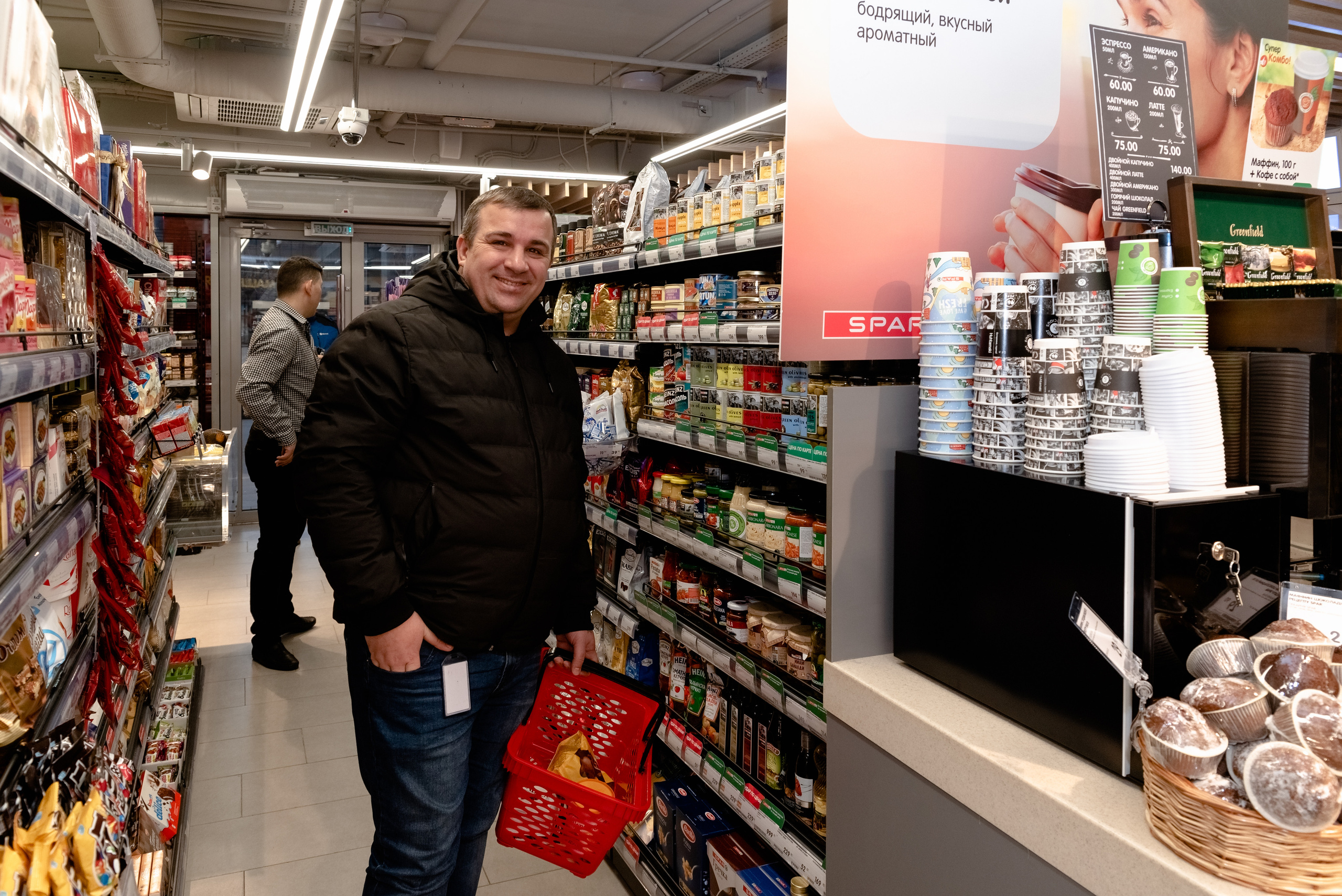 SPAR. Открытие магазина. Москва-Сити