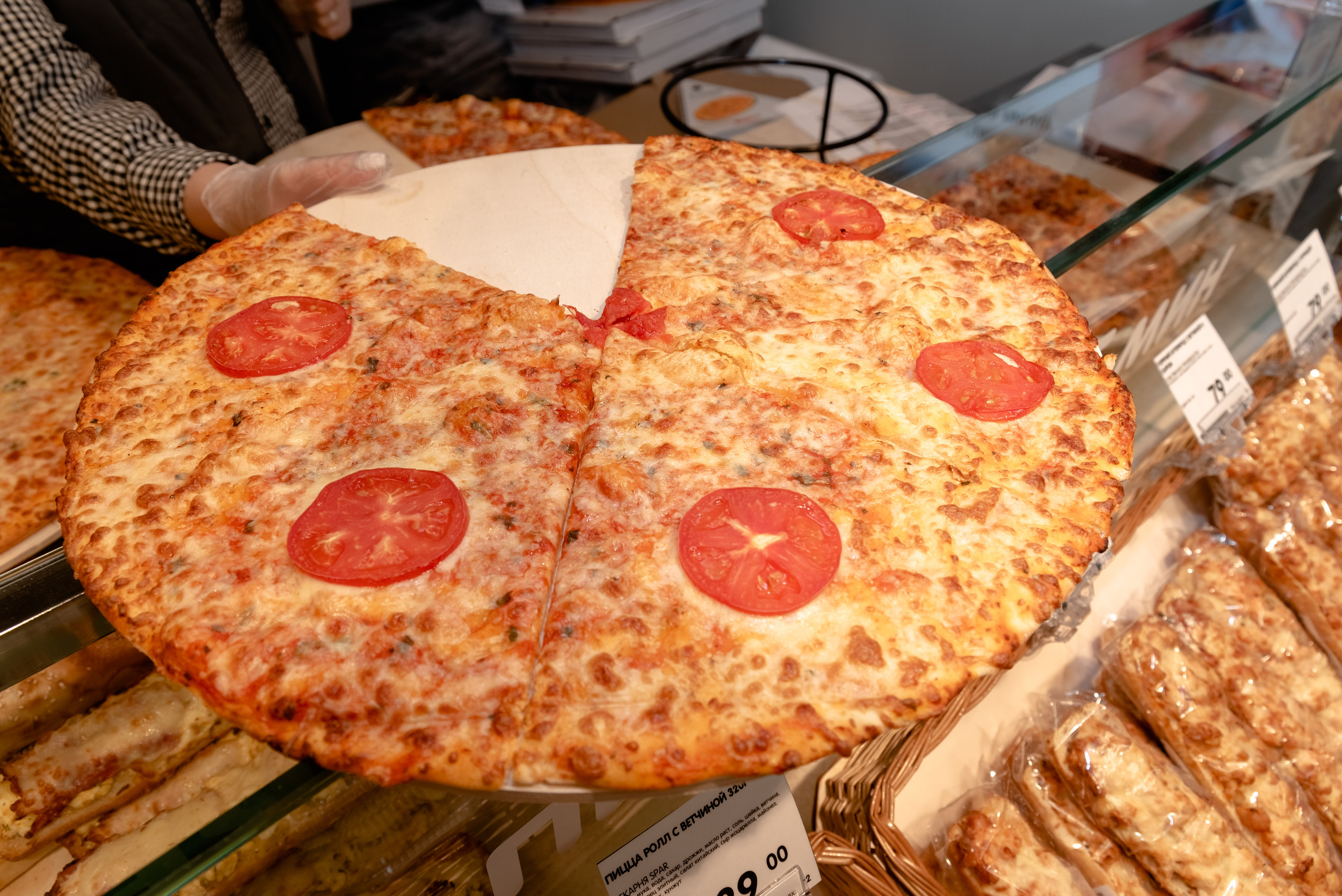 SPAR. Открытие магазина. Москва-Сити