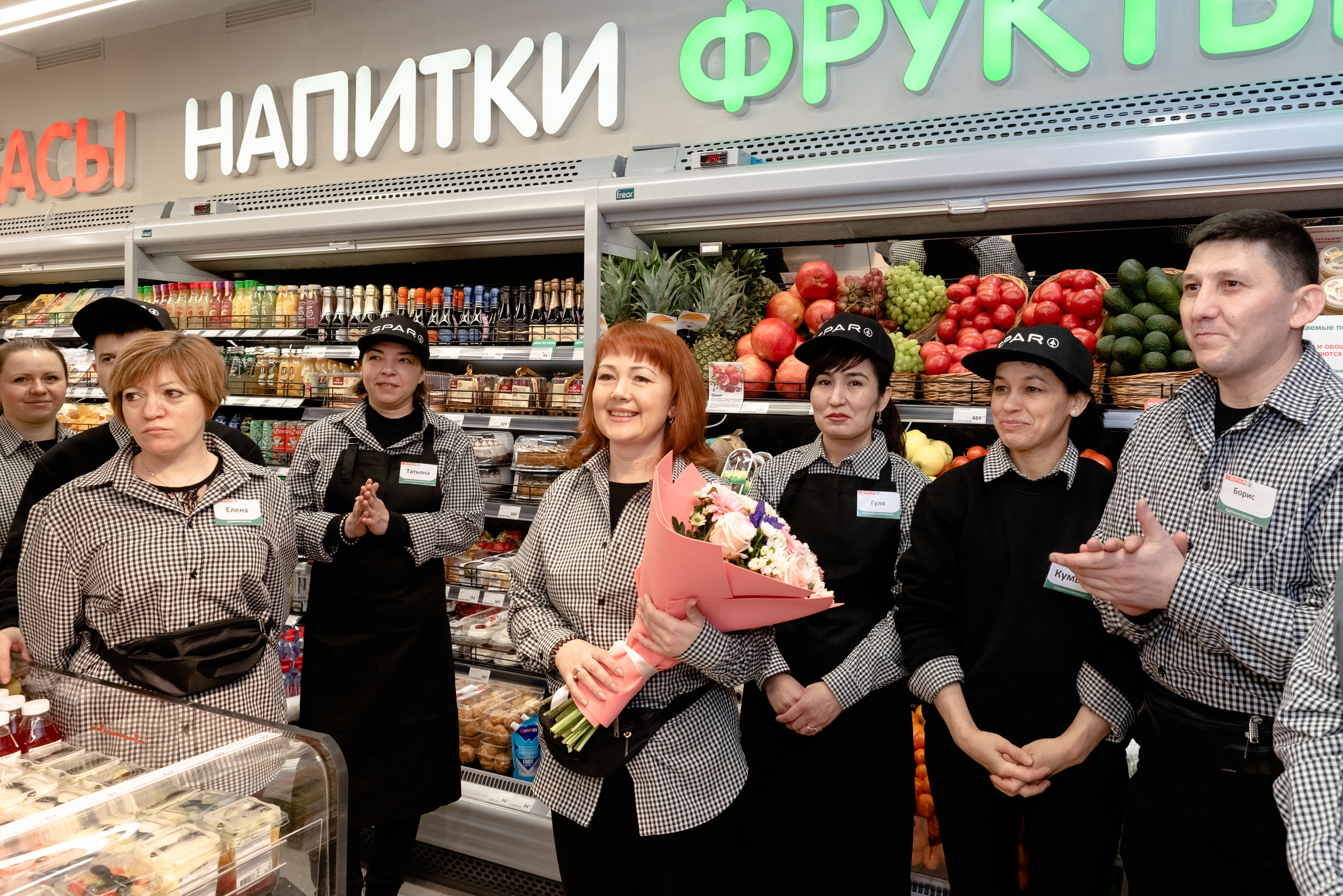 SPAR. Открытие магазина. Москва-Сити
