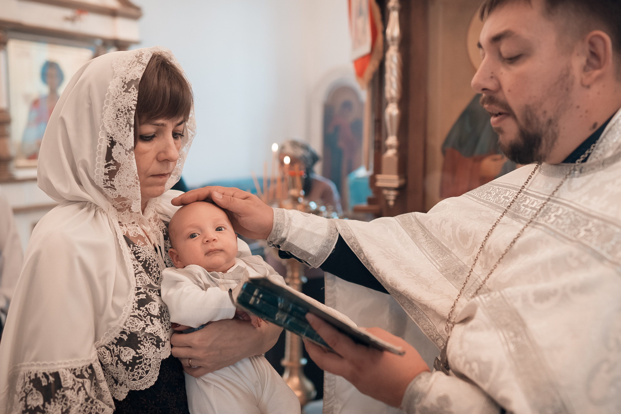 Крещение в Казанском храме. Церковный фотограф Севастополь