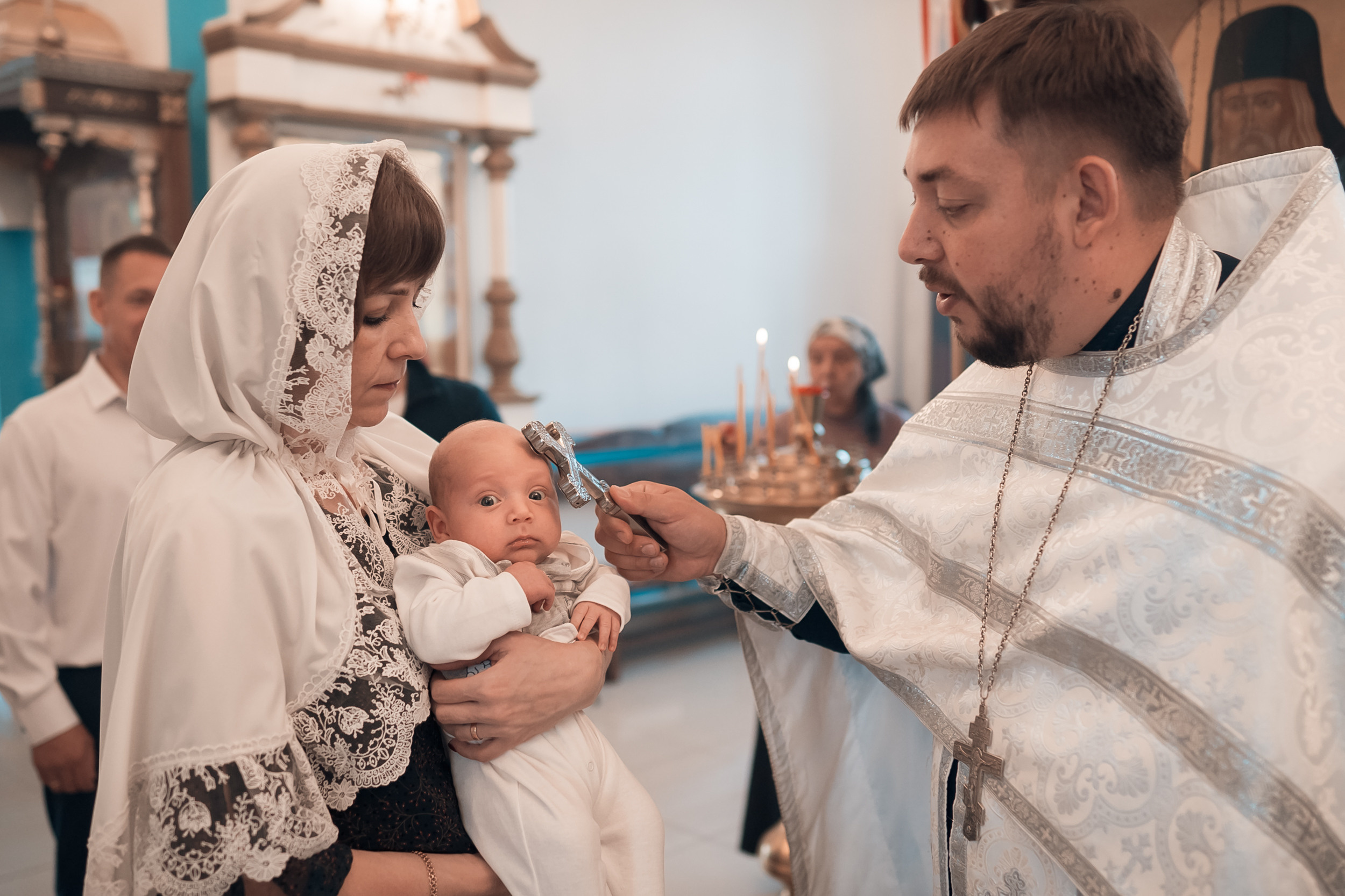 Крещение в Казанском храме. Церковный фотограф Севастополь