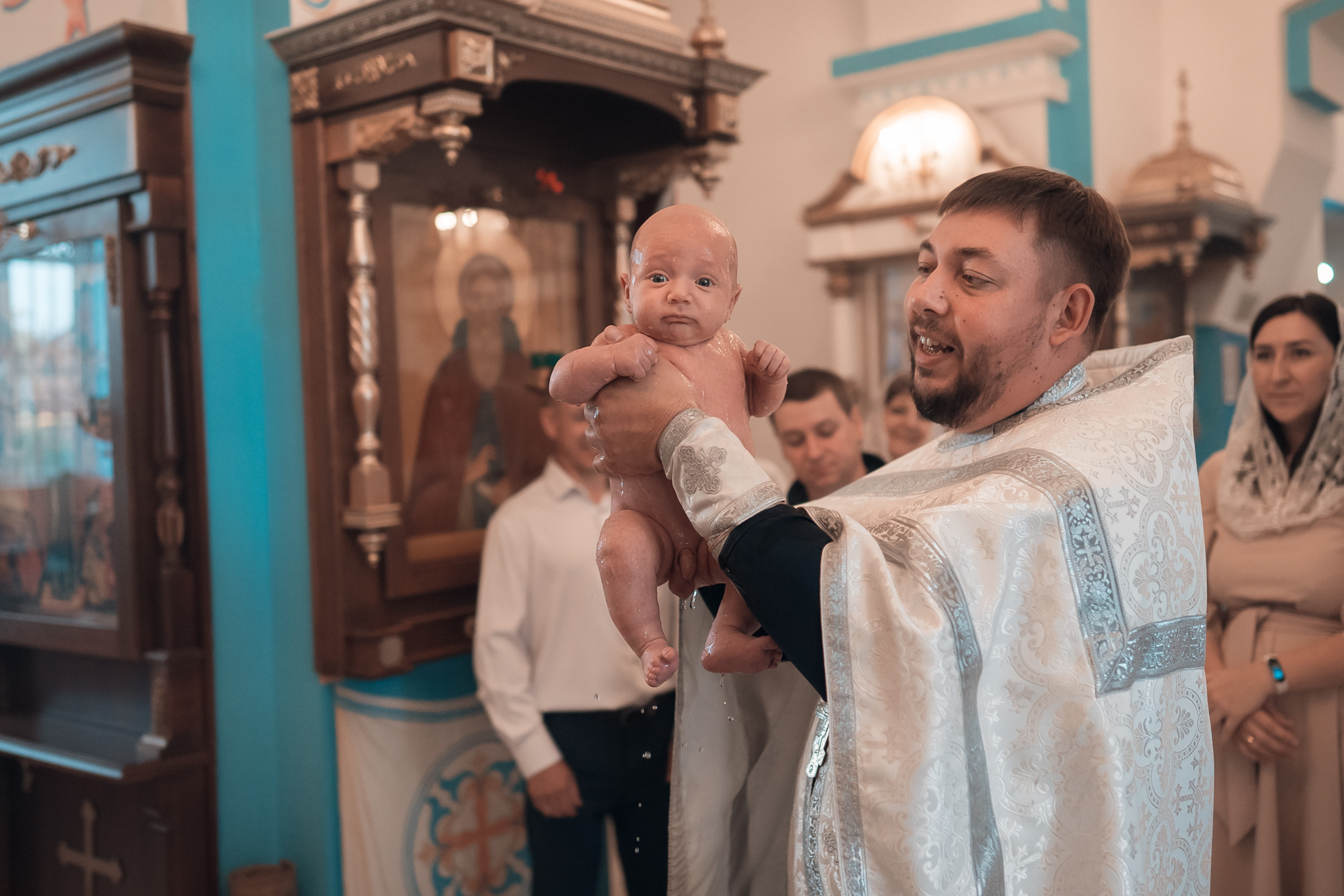 Крещение в Казанском храме. Церковный фотограф Севастополь