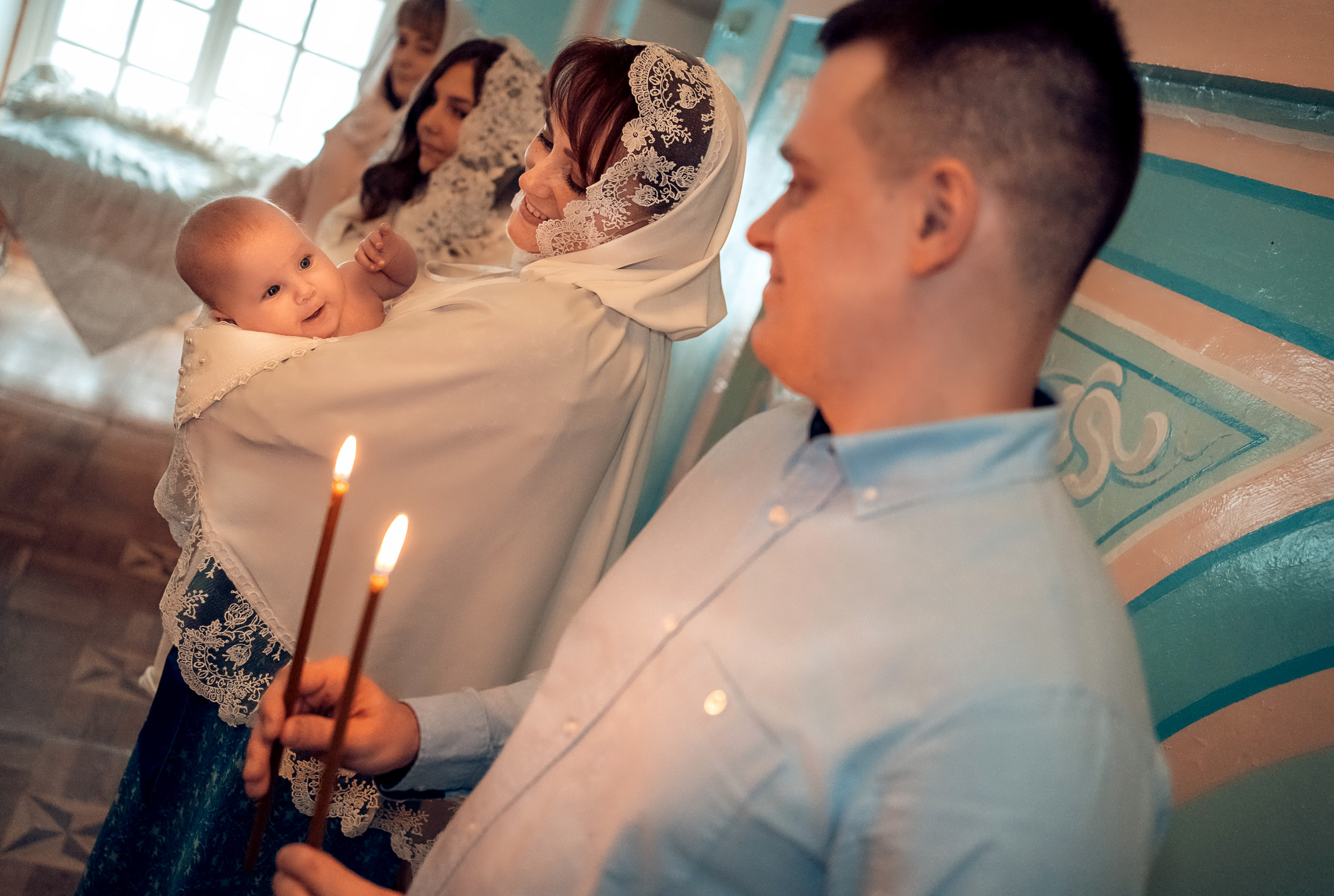 Крещение в Преображенском храме г. Донской. Церковный фотограф Севастополь