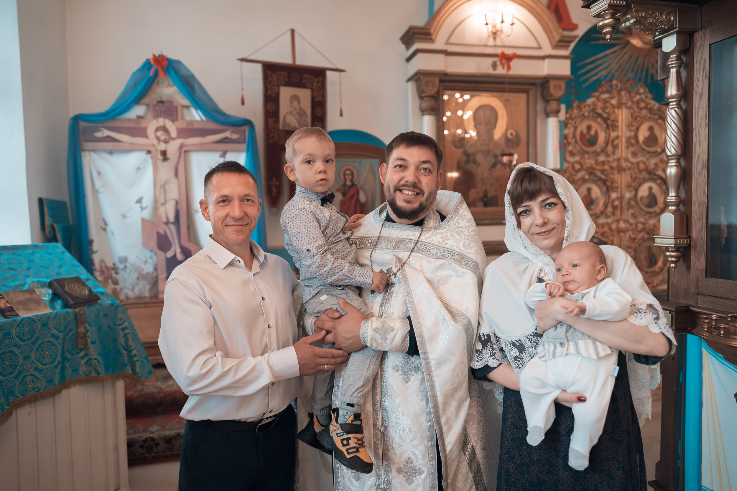 Крещение в Казанском храме. Церковный фотограф Севастополь