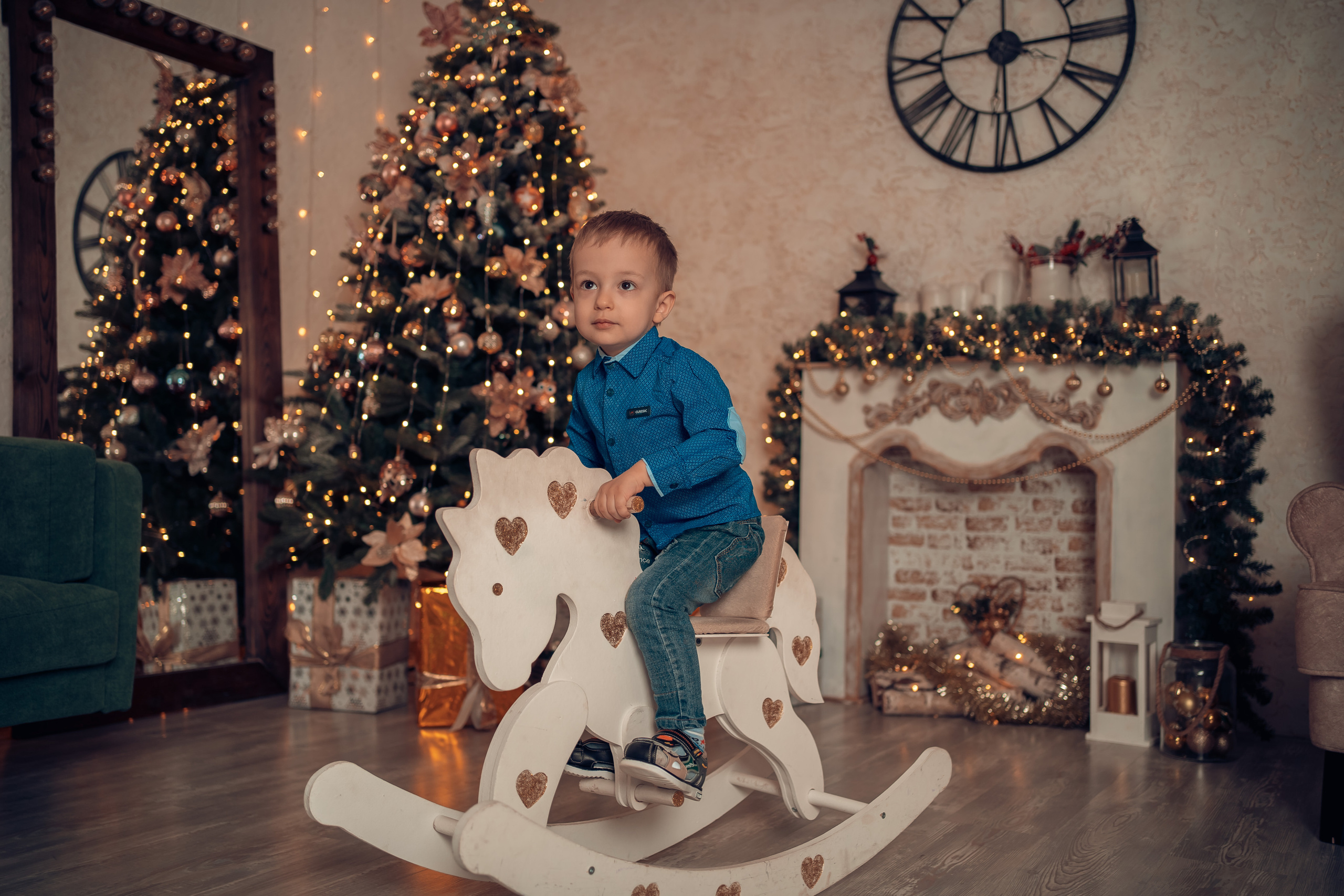 Новогодняя в студии. Церковный фотограф Севастополь