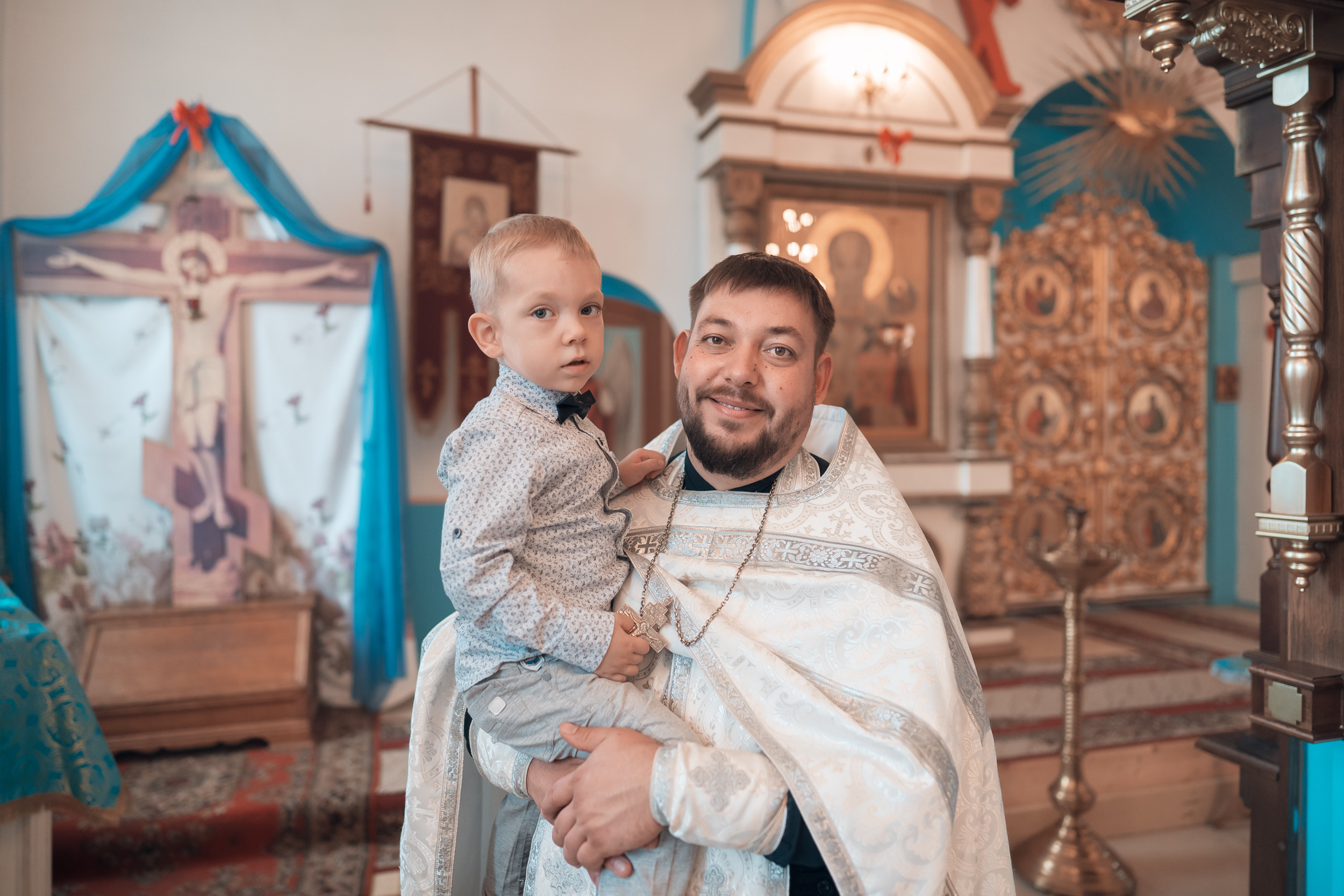 Крещение в Казанском храме. Церковный фотограф Севастополь