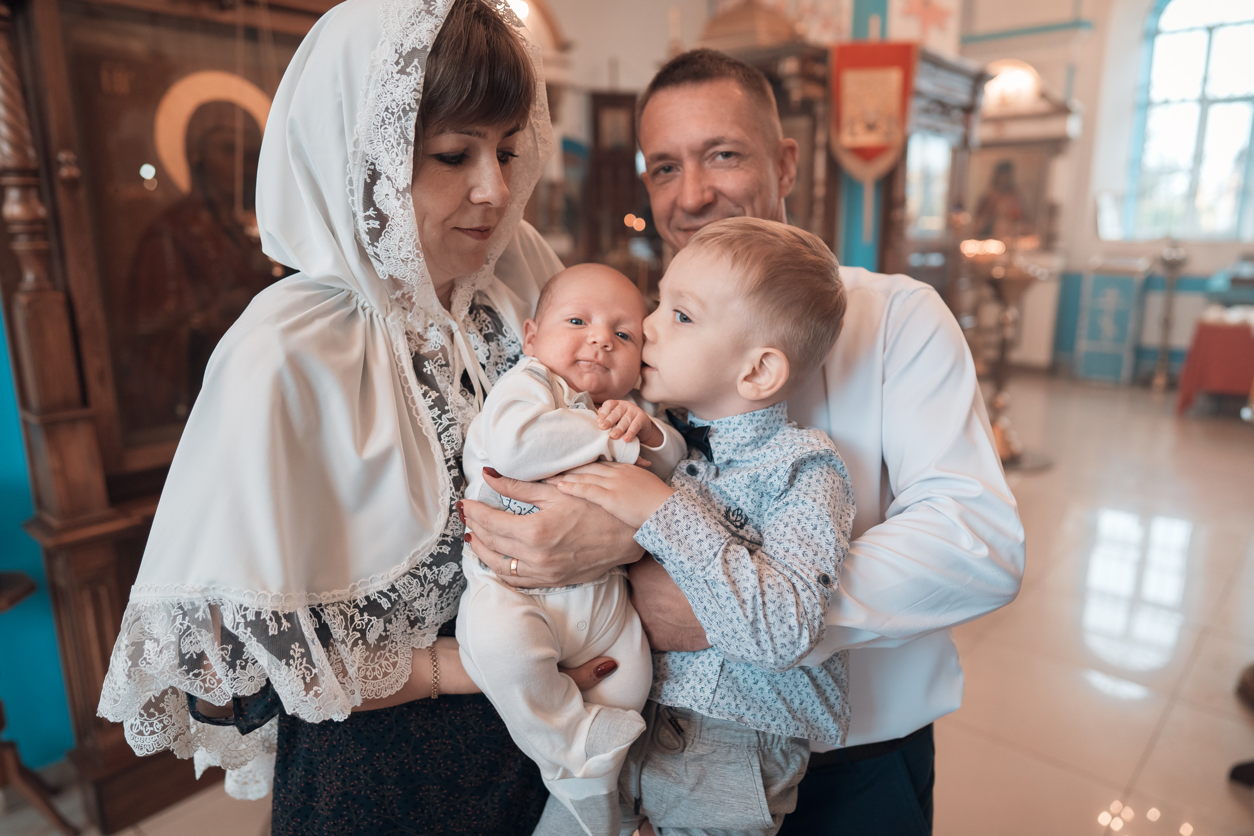 Крещение в Казанском храме. Церковный фотограф Севастополь